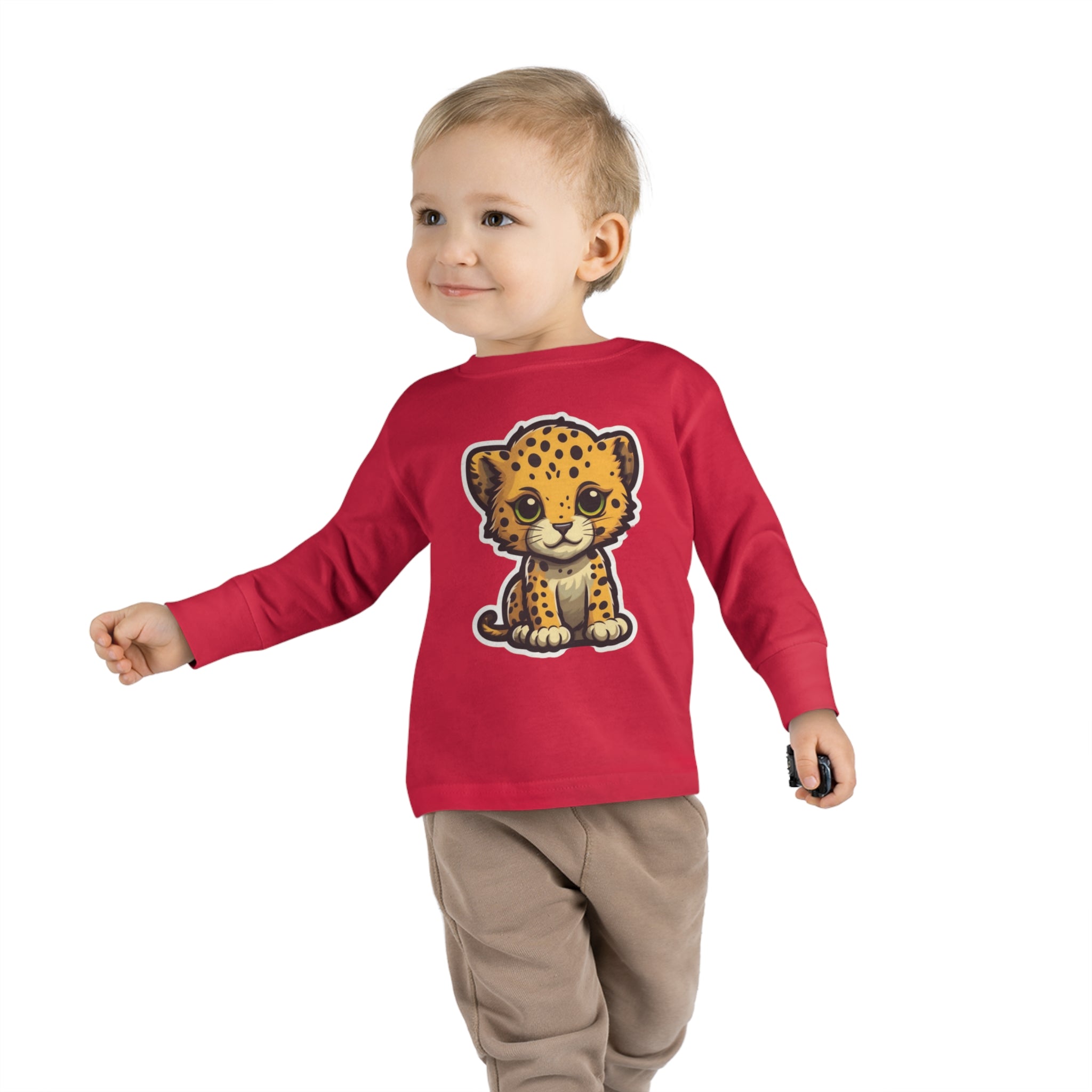 Toddler Long Sleeve Tee - Cheetah Cub