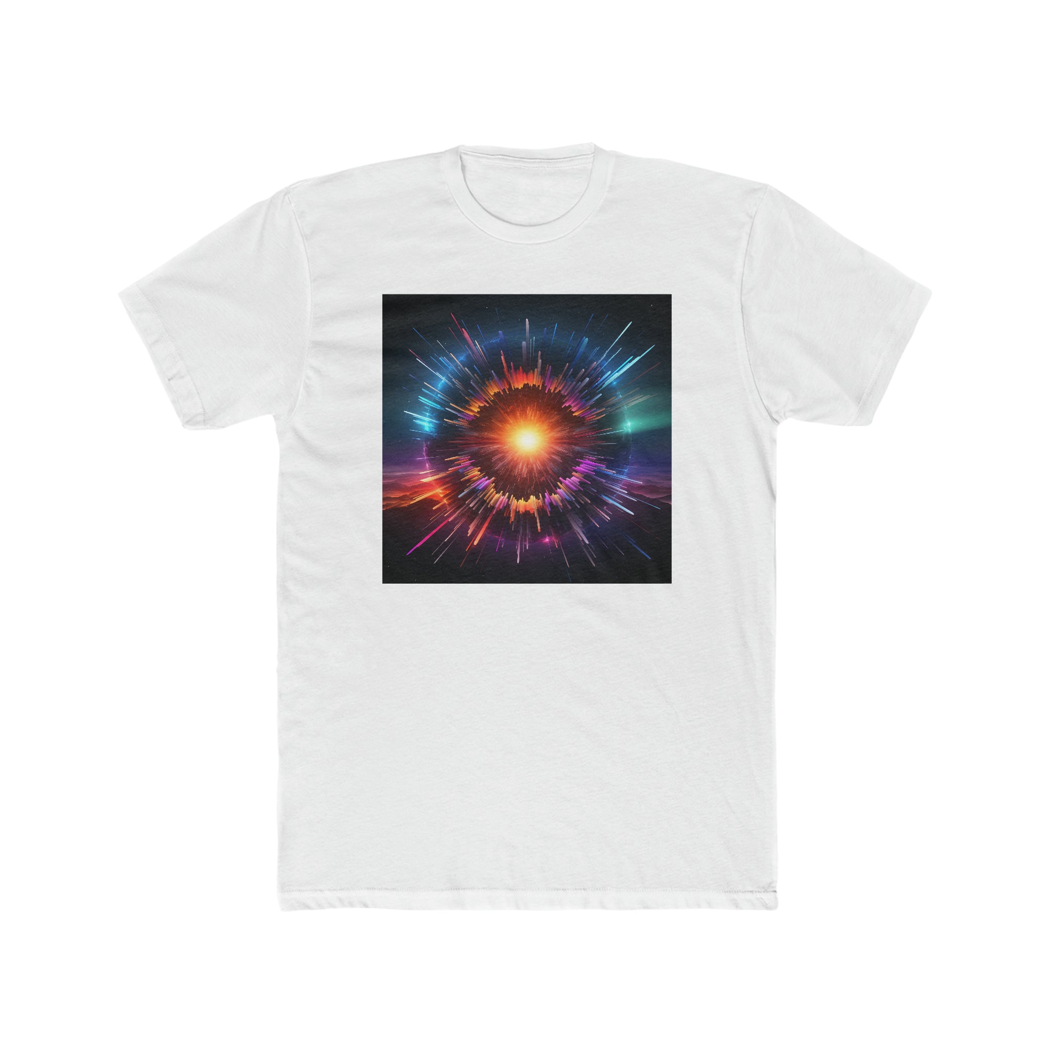 Men's Cotton Crew Tee - Vector Art Design 24