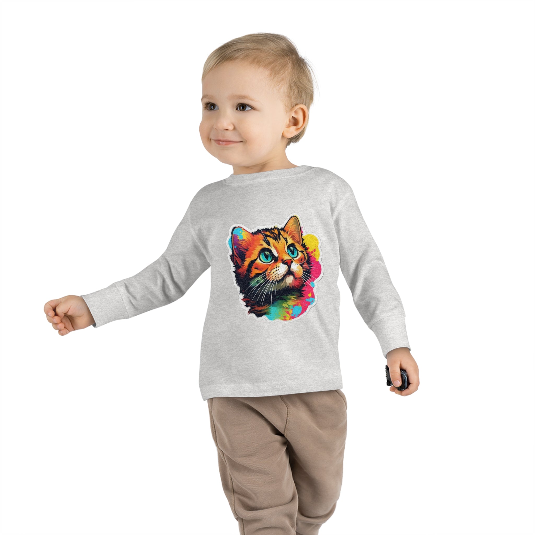 Toddler Long Sleeve Tee - Kittens 05