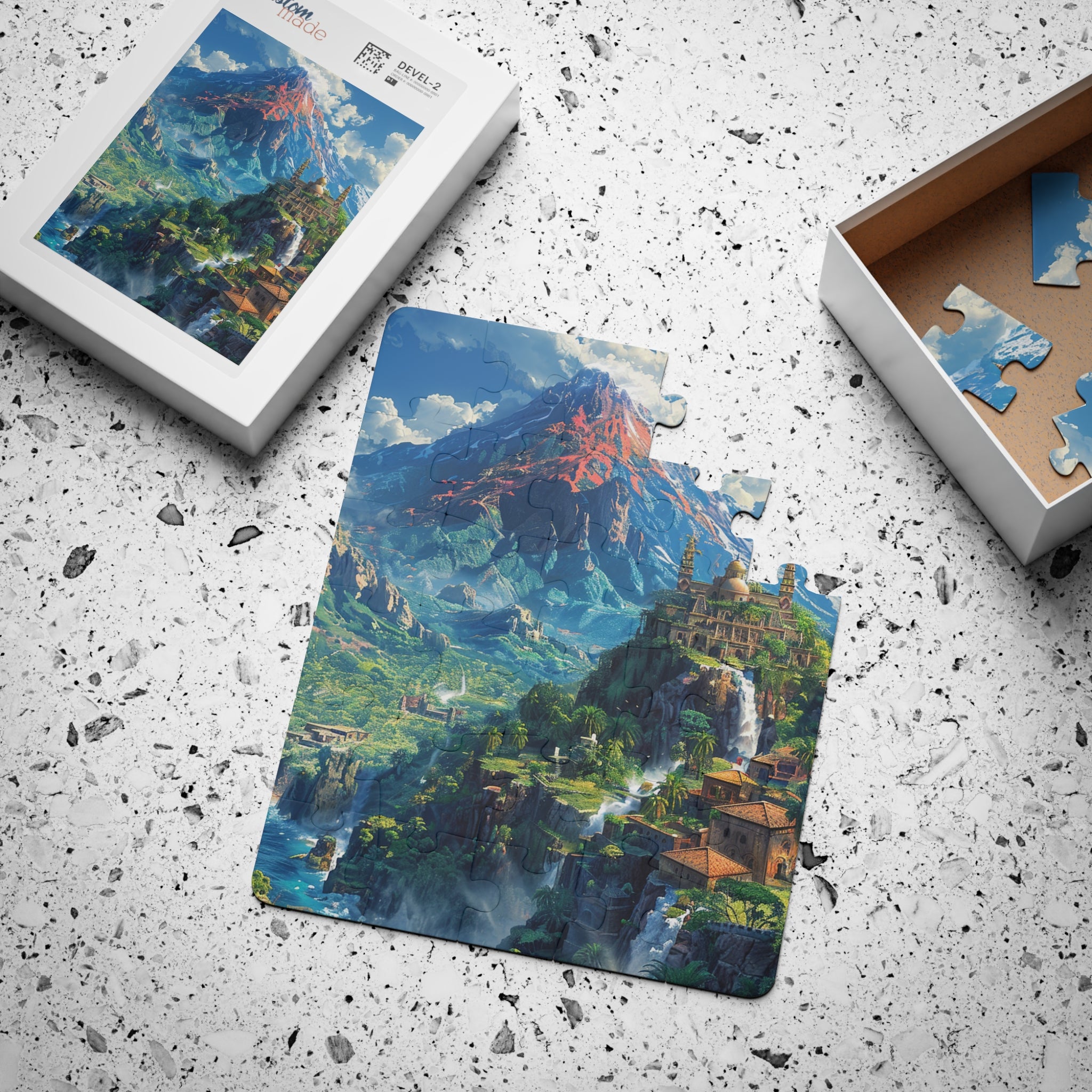 Kids' Puzzle, 30-Piece - Volcano Island