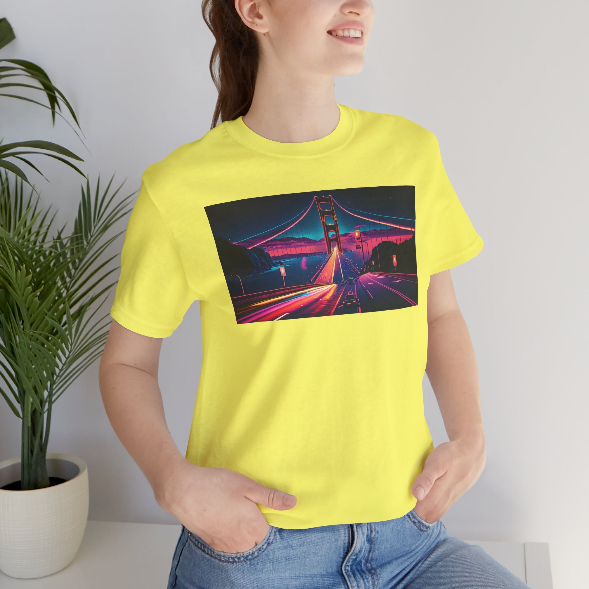 Unisex Jersey Short Sleeve Tee - Golden Gate Bridge, San Francisco, USA