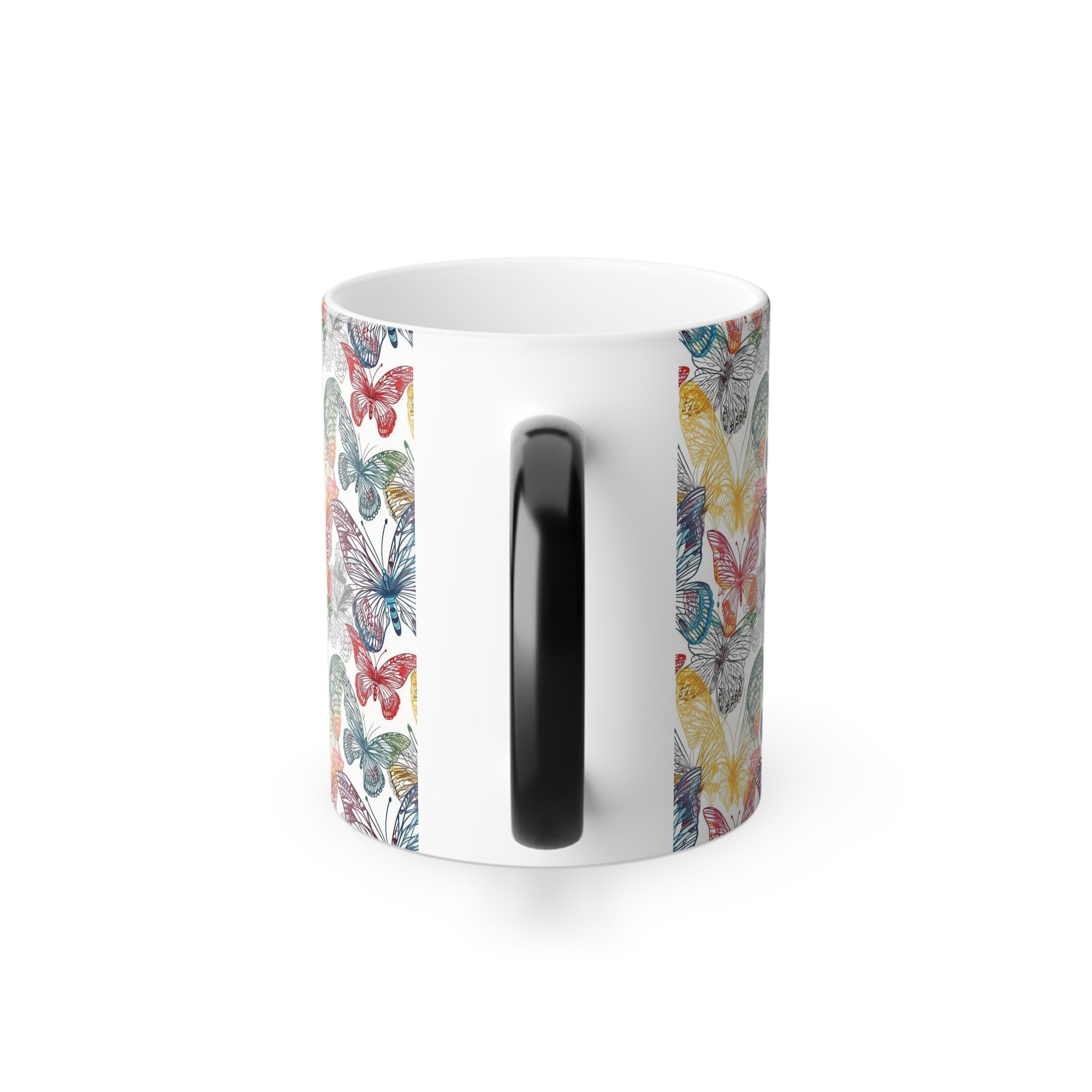 Color-Changing Mug, 11oz — Butterfly Designs