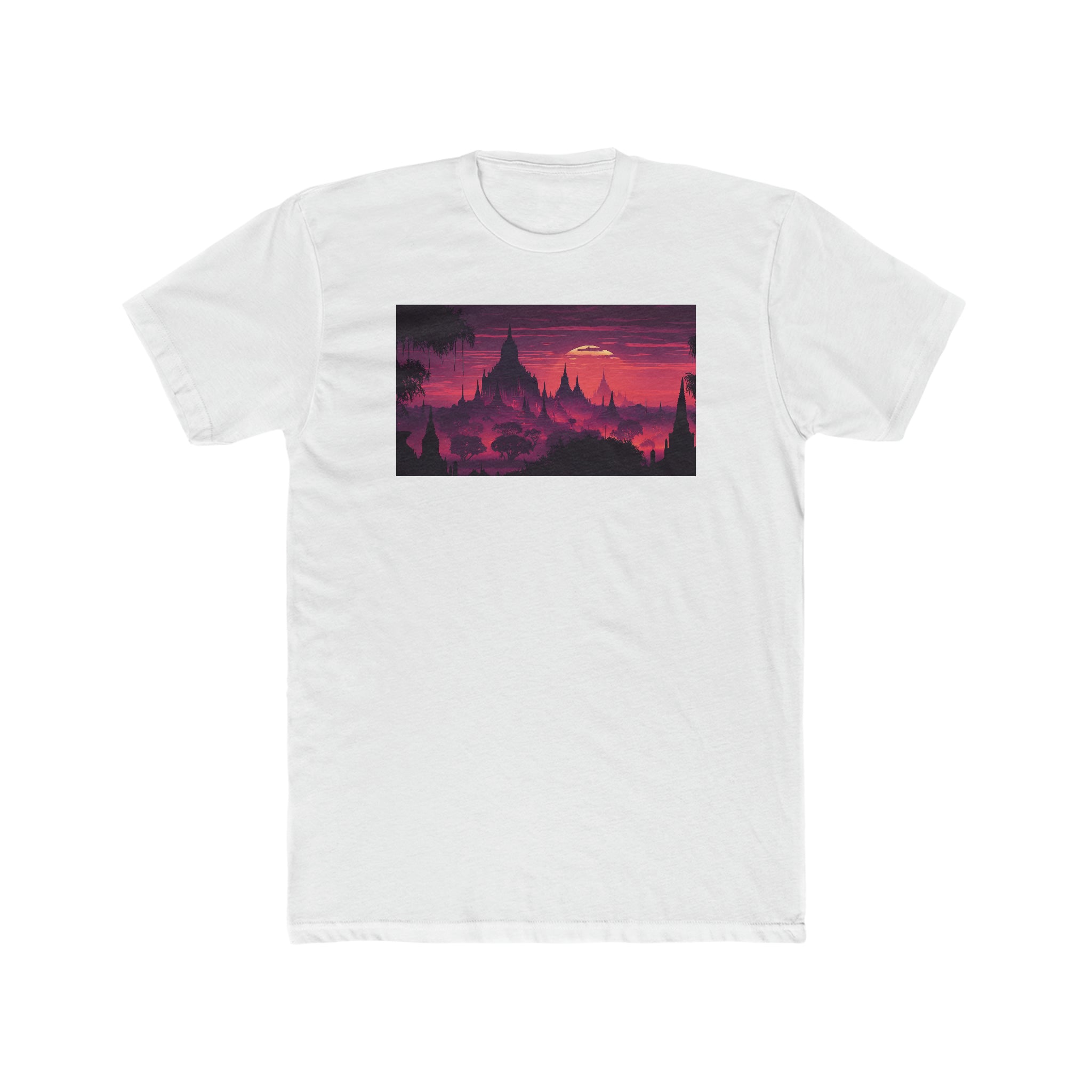 Men's Cotton Crew Tee - Fantasy Art - Bagan