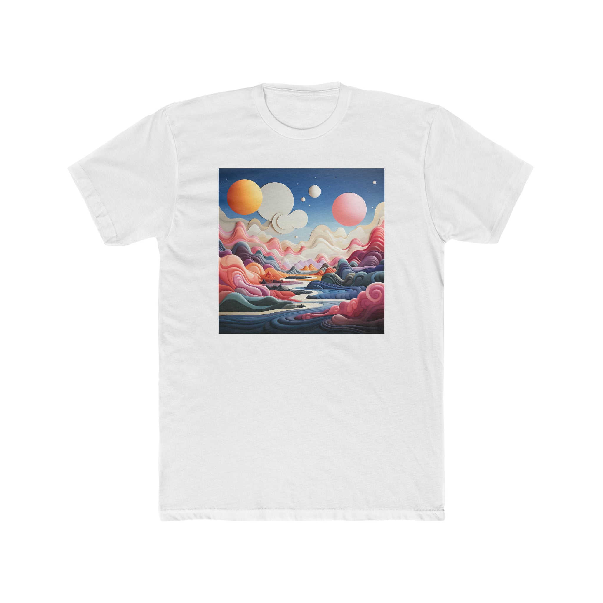 Men's Cotton Crew Tee - Vector Art Design 20
