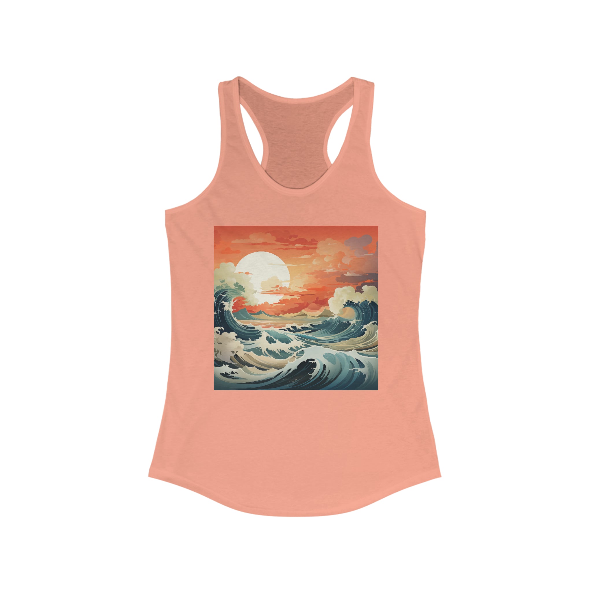 Women's Ideal Racerback Tank - Vector Art Design 12