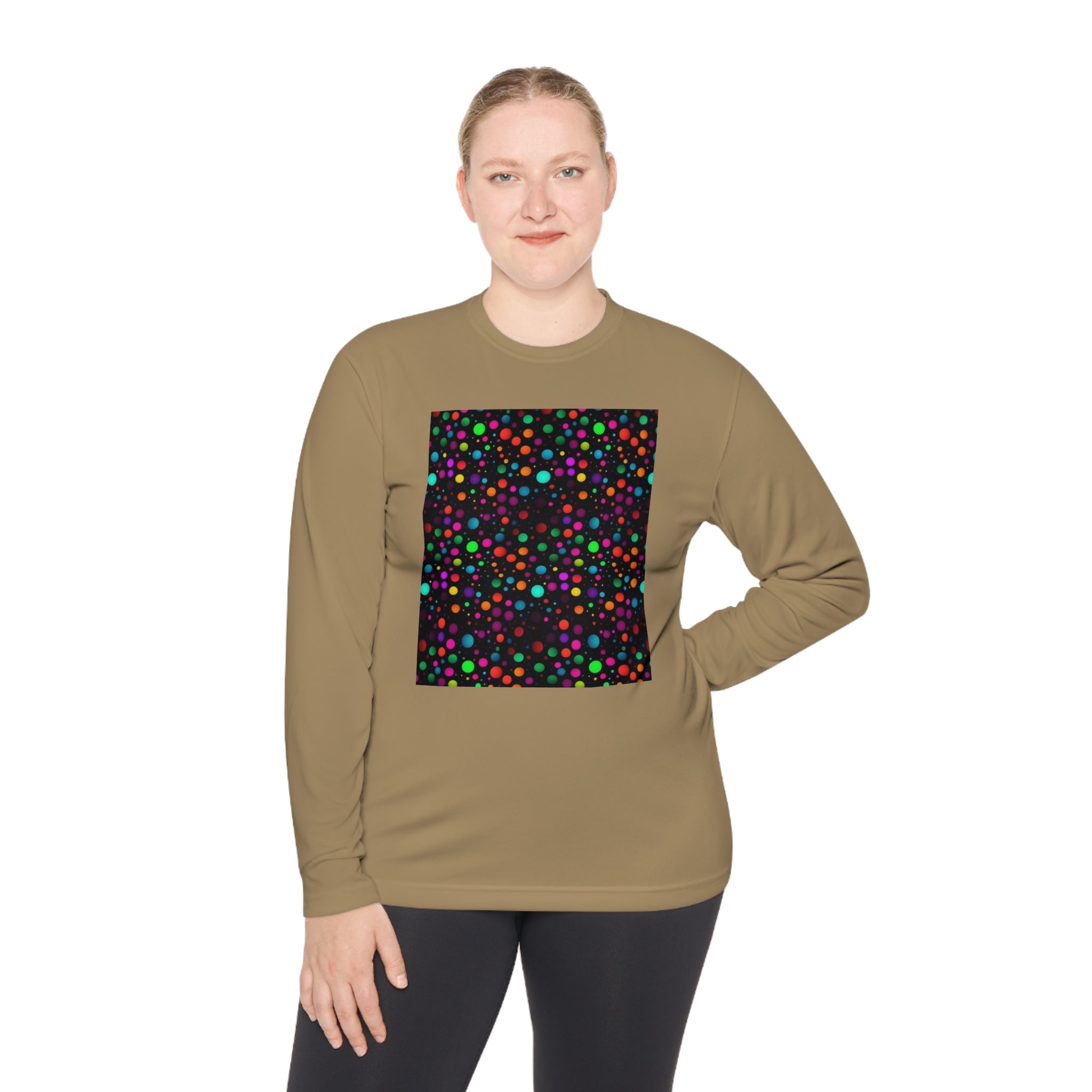 Unisex Lightweight Long Sleeve Tee (AOP) - Abstract Designs 15