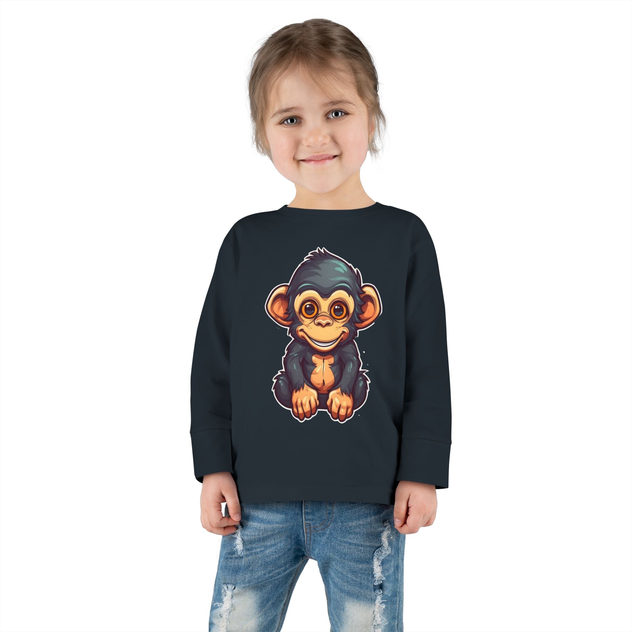 Toddler Long Sleeve Tee - Chimpanzee Infant
