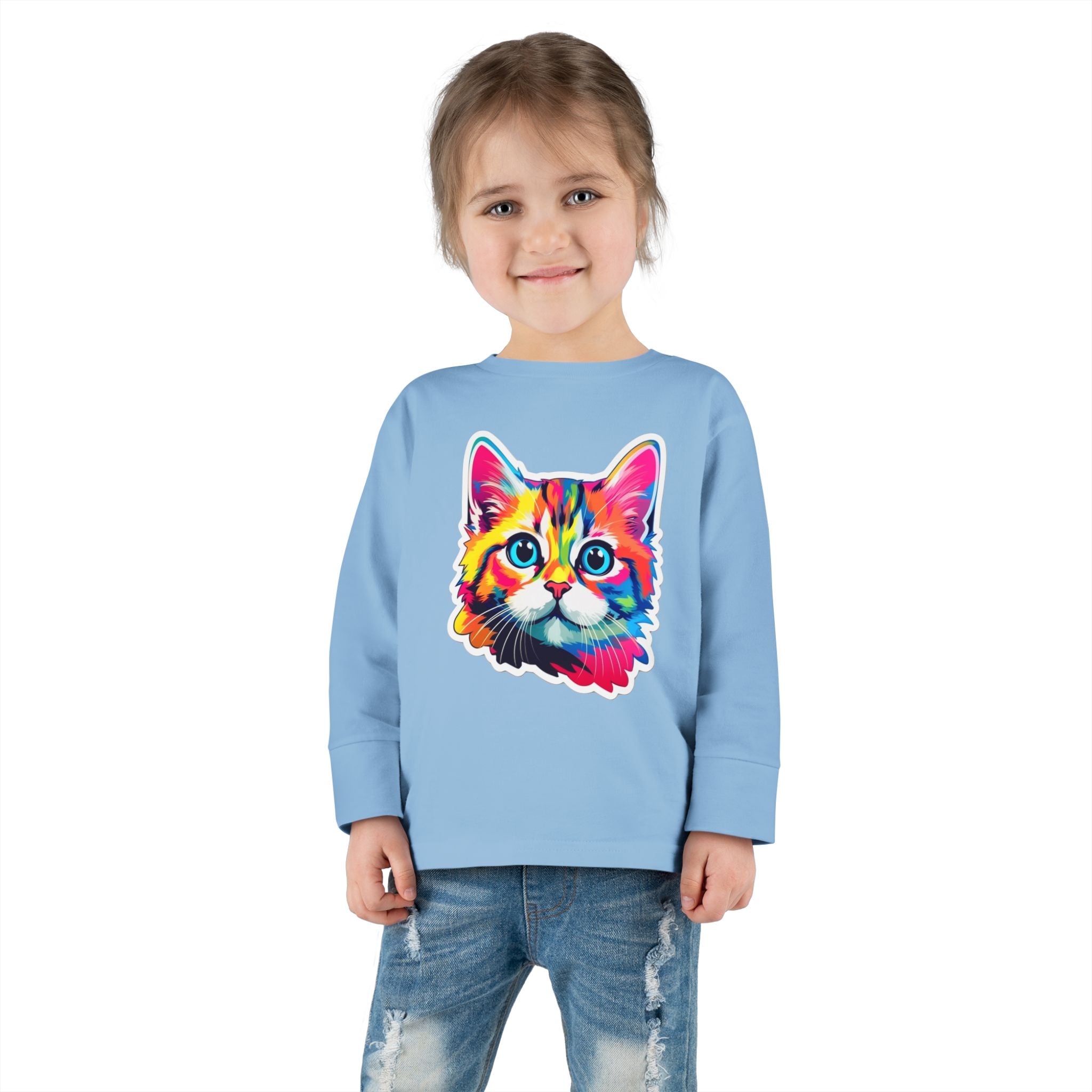 Toddler Long Sleeve Tee - Kittens 10
