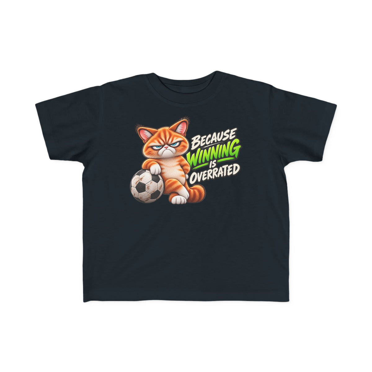 Because Winning is Overrated - Mildly Feral - Toddler Short Sleeve Tee