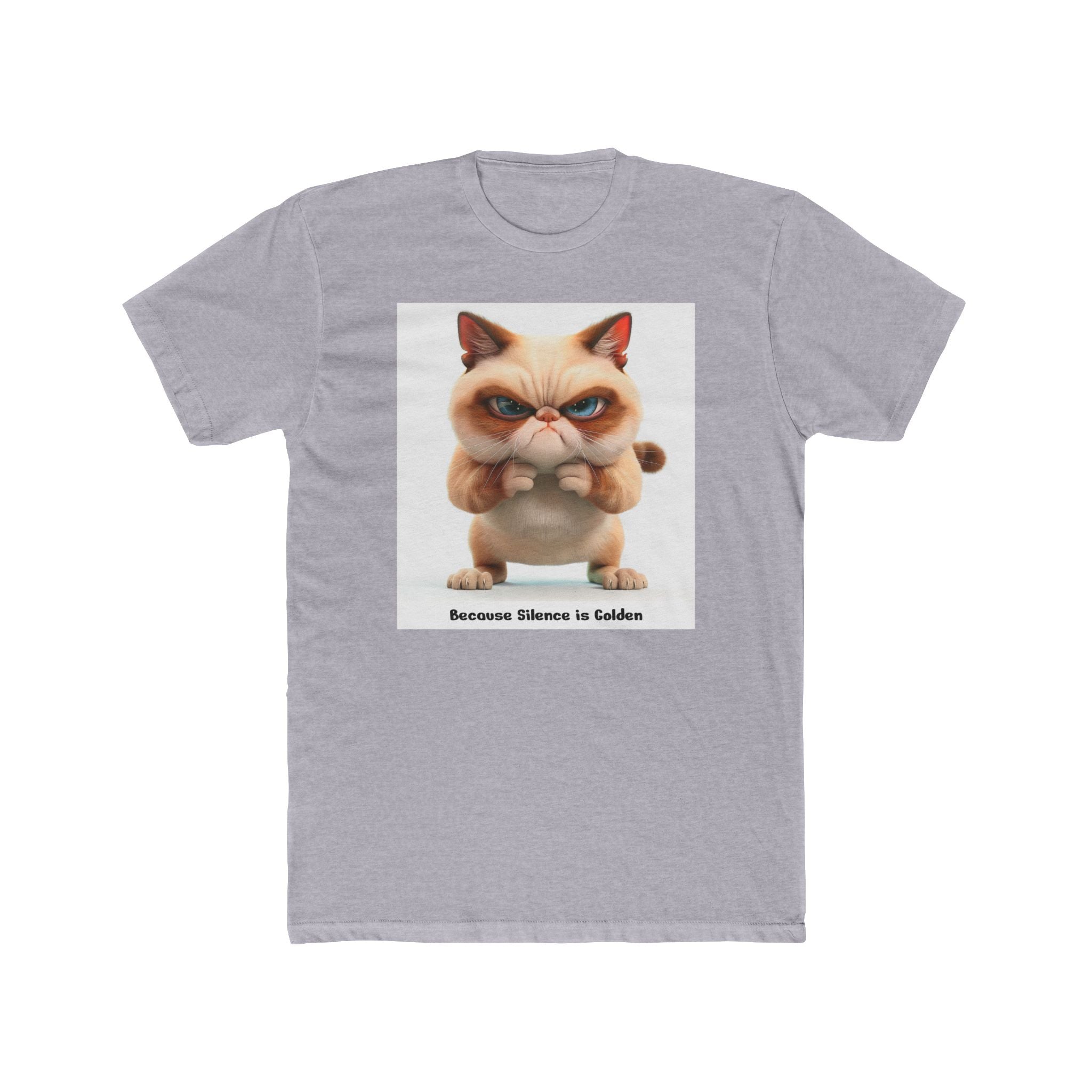 Men's Cotton Crew Tee - Grumpy Cats Collection - 02
