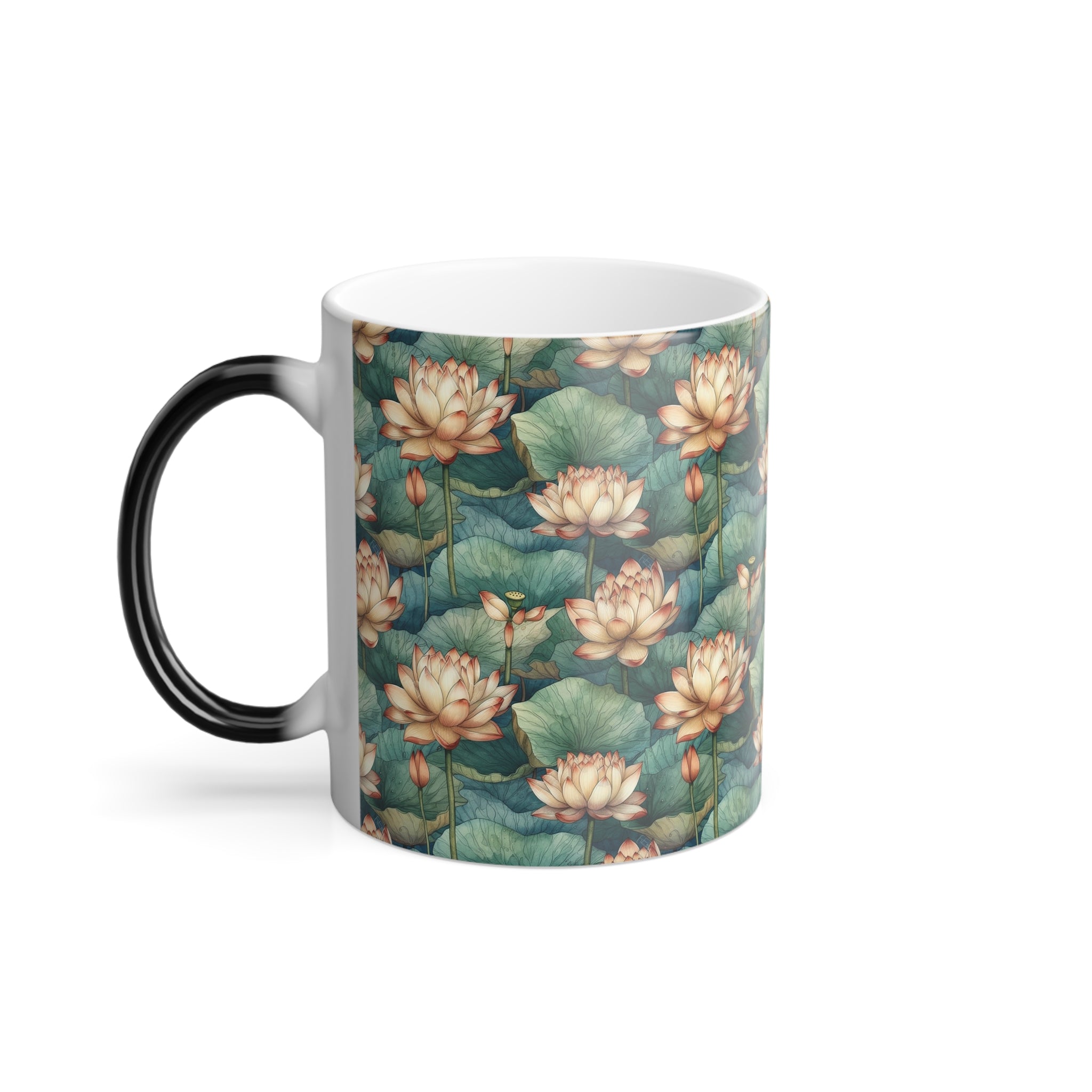 Color-Changing Mug, 11oz — Abstract Lotus Designs