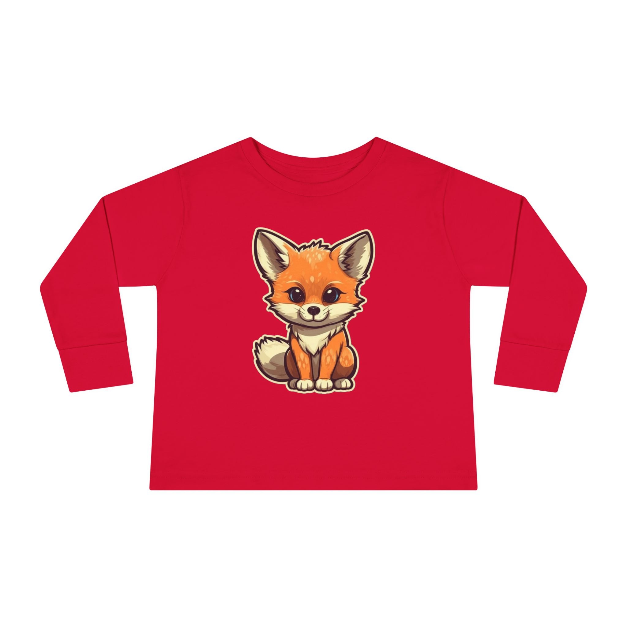 Toddler Long Sleeve Tee - Fox Pup