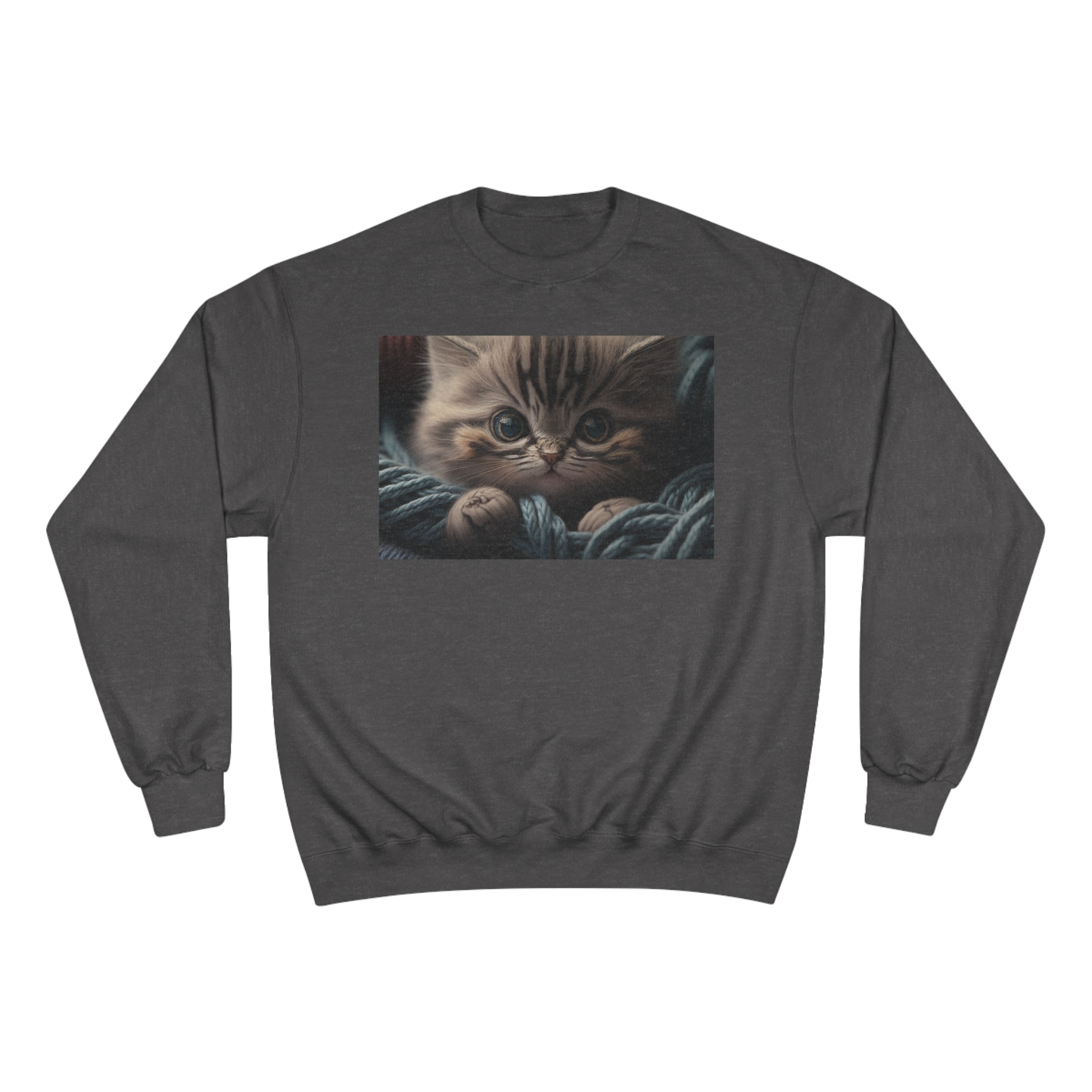 Champion Sweatshirt - Knit Animals, Kitten