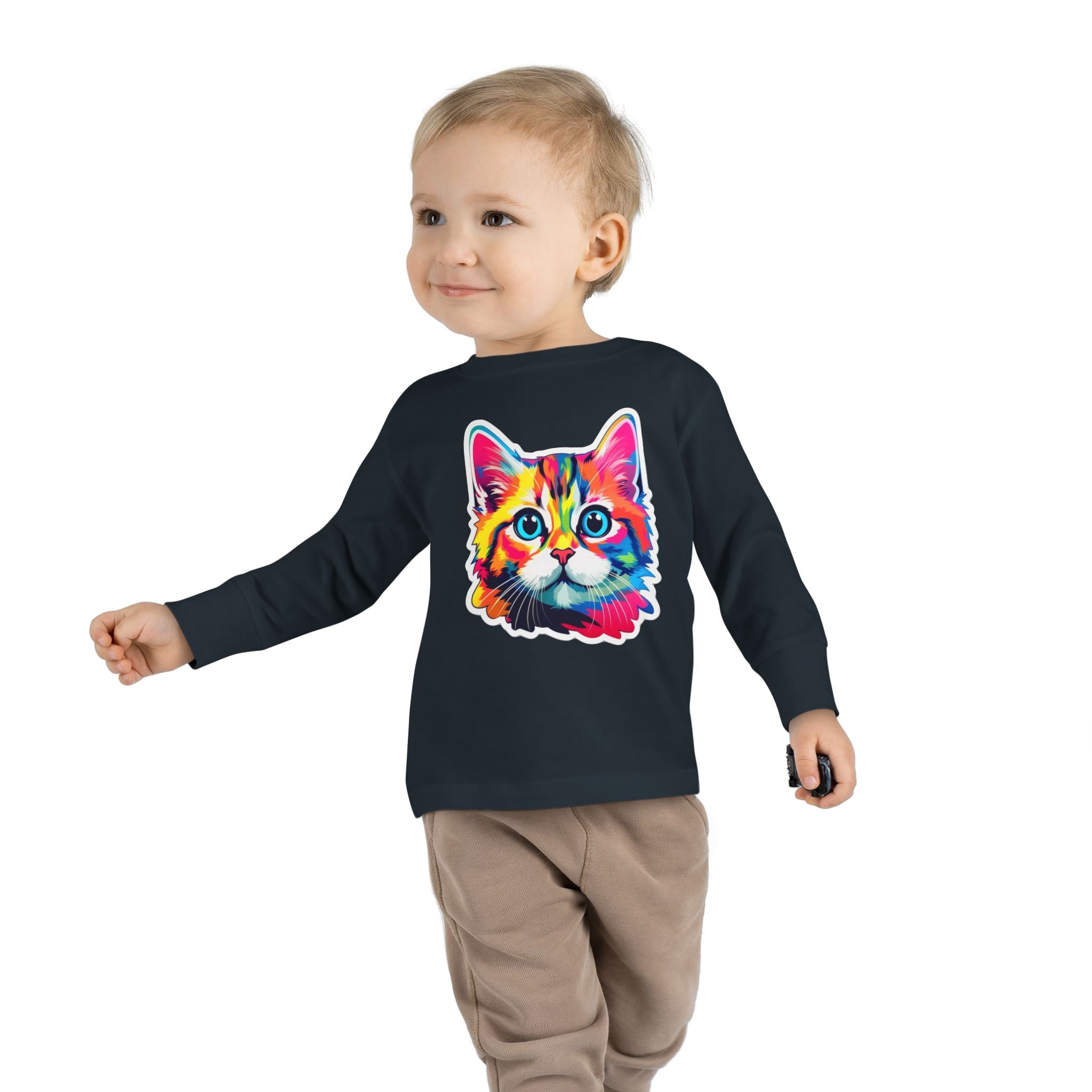 Toddler Long Sleeve Tee - Kittens 10
