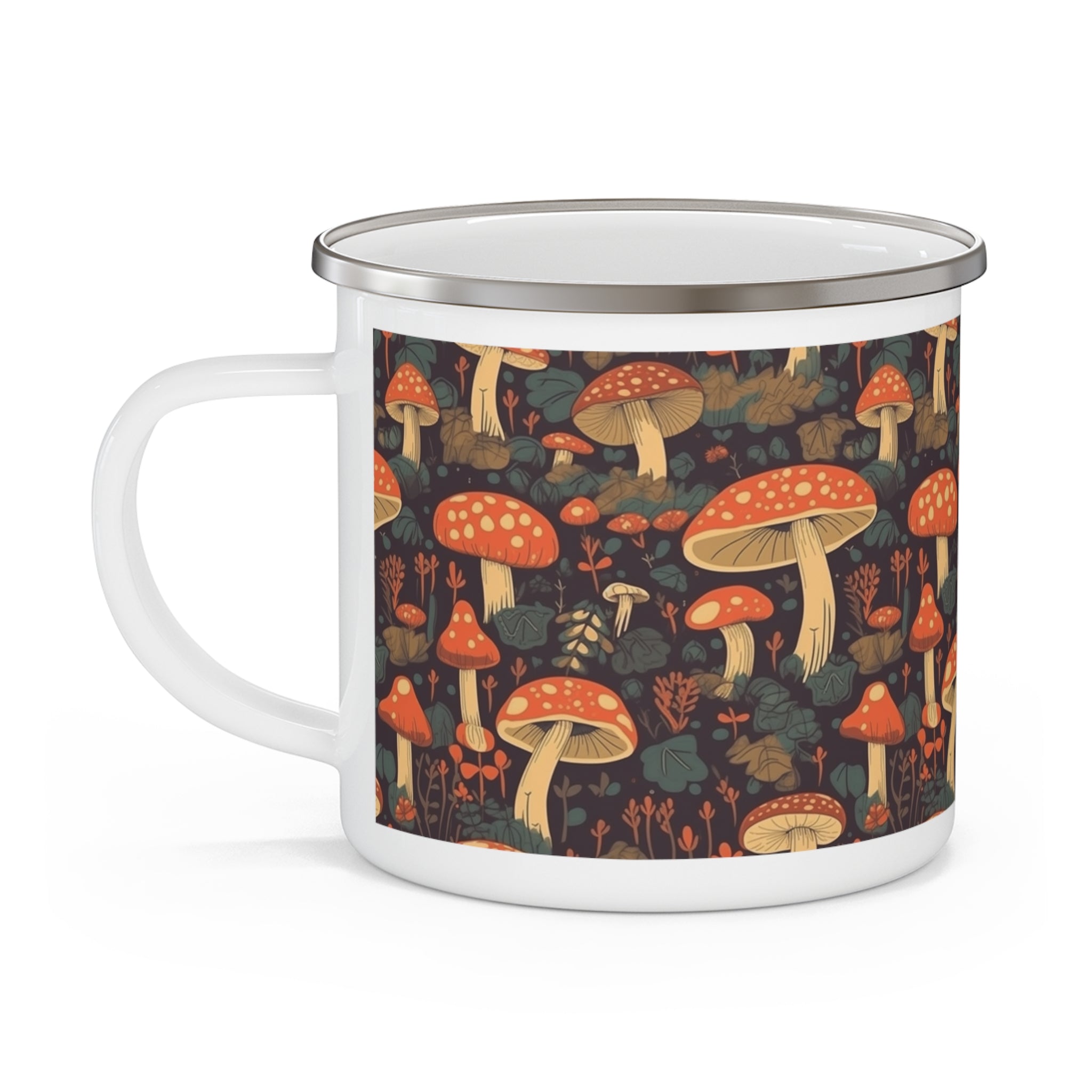Enamel Camping Mug - Seamless Designs 02