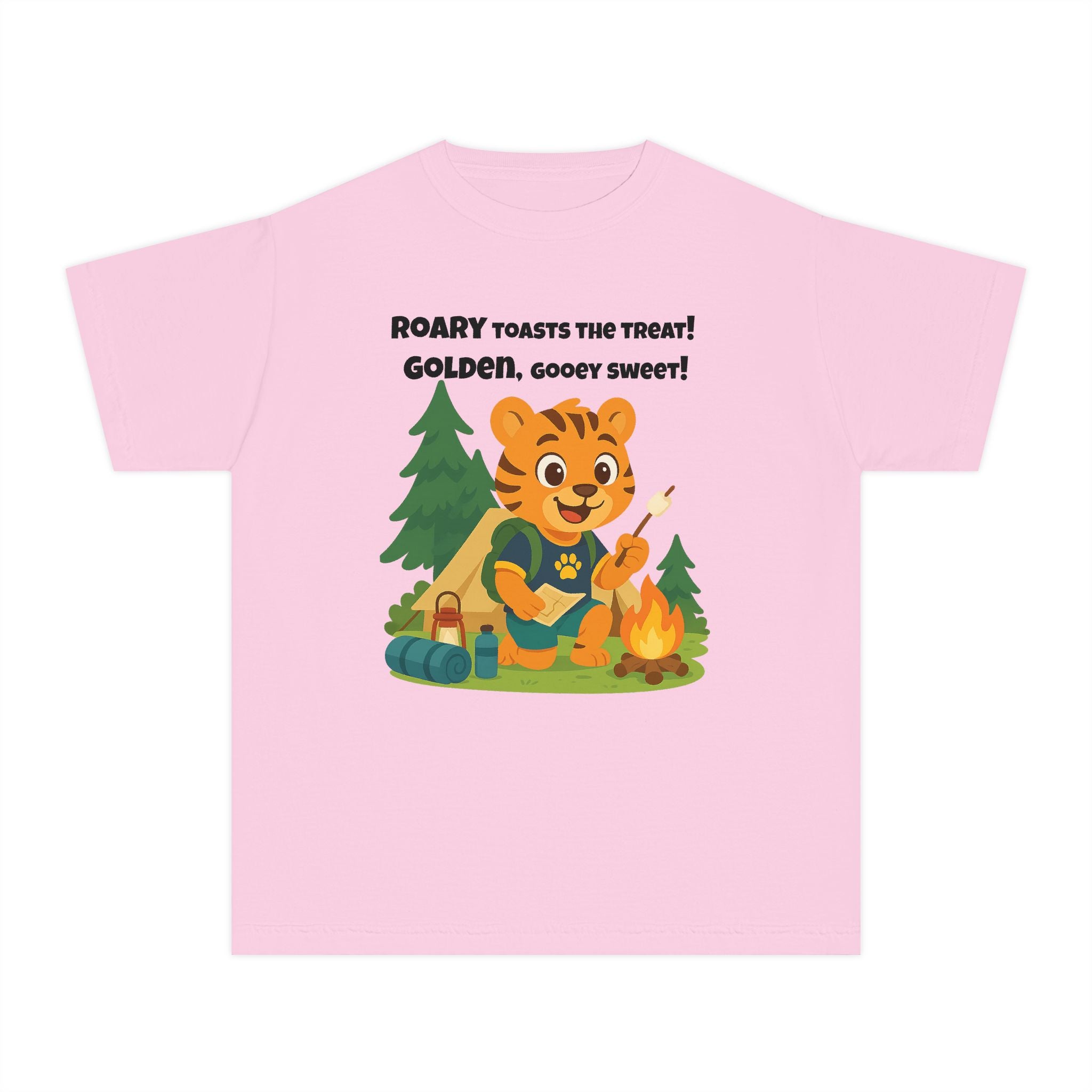 Youth Midweight Cotton Tee - Roary's Camping Adventures