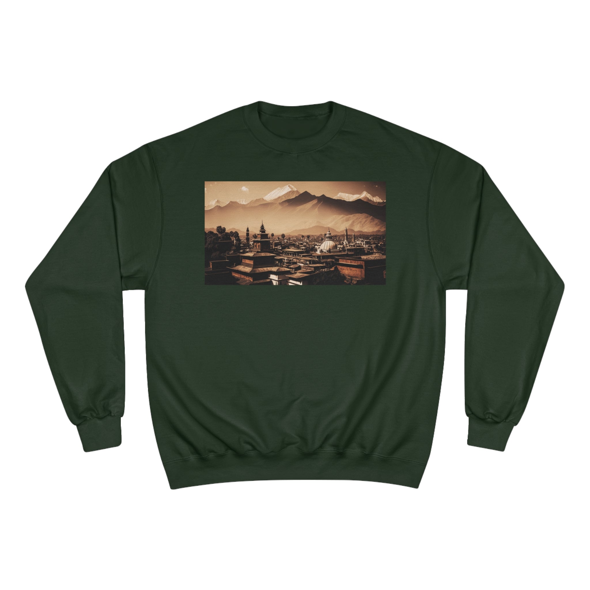 Champion Sweatshirt - Duotone Cities, Kathmandu