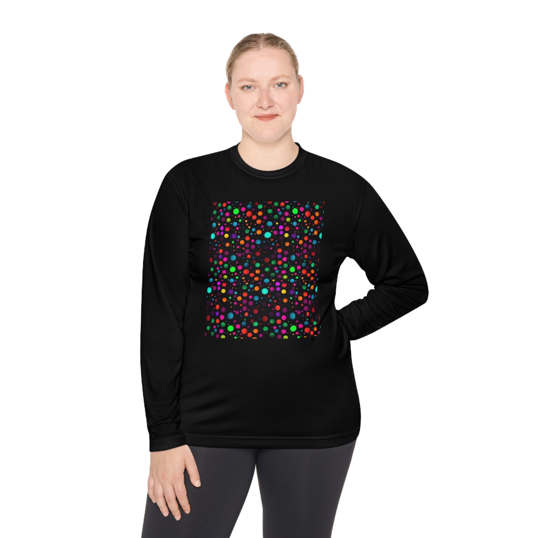 Unisex Lightweight Long Sleeve Tee (AOP) - Abstract Designs 15