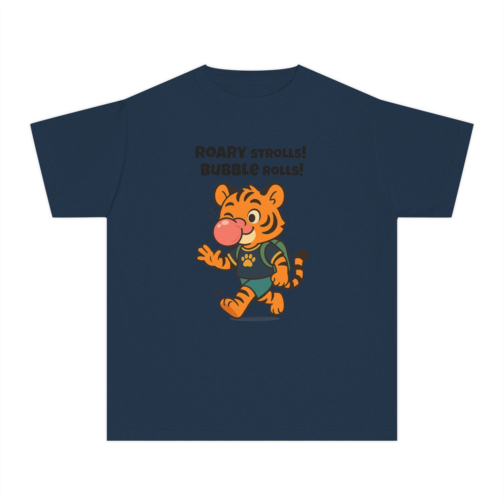 Youth Midweight Cotton Tee - Roary's Bubblegum Time