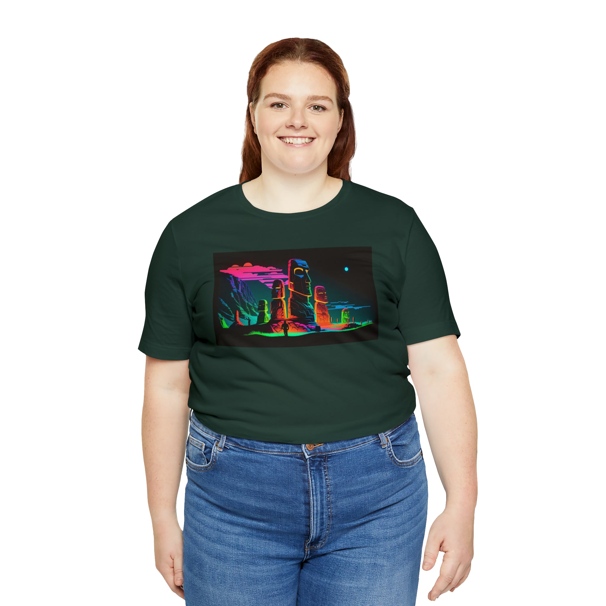 Unisex Jersey Short Sleeve Tee - Easter Islands, Chile