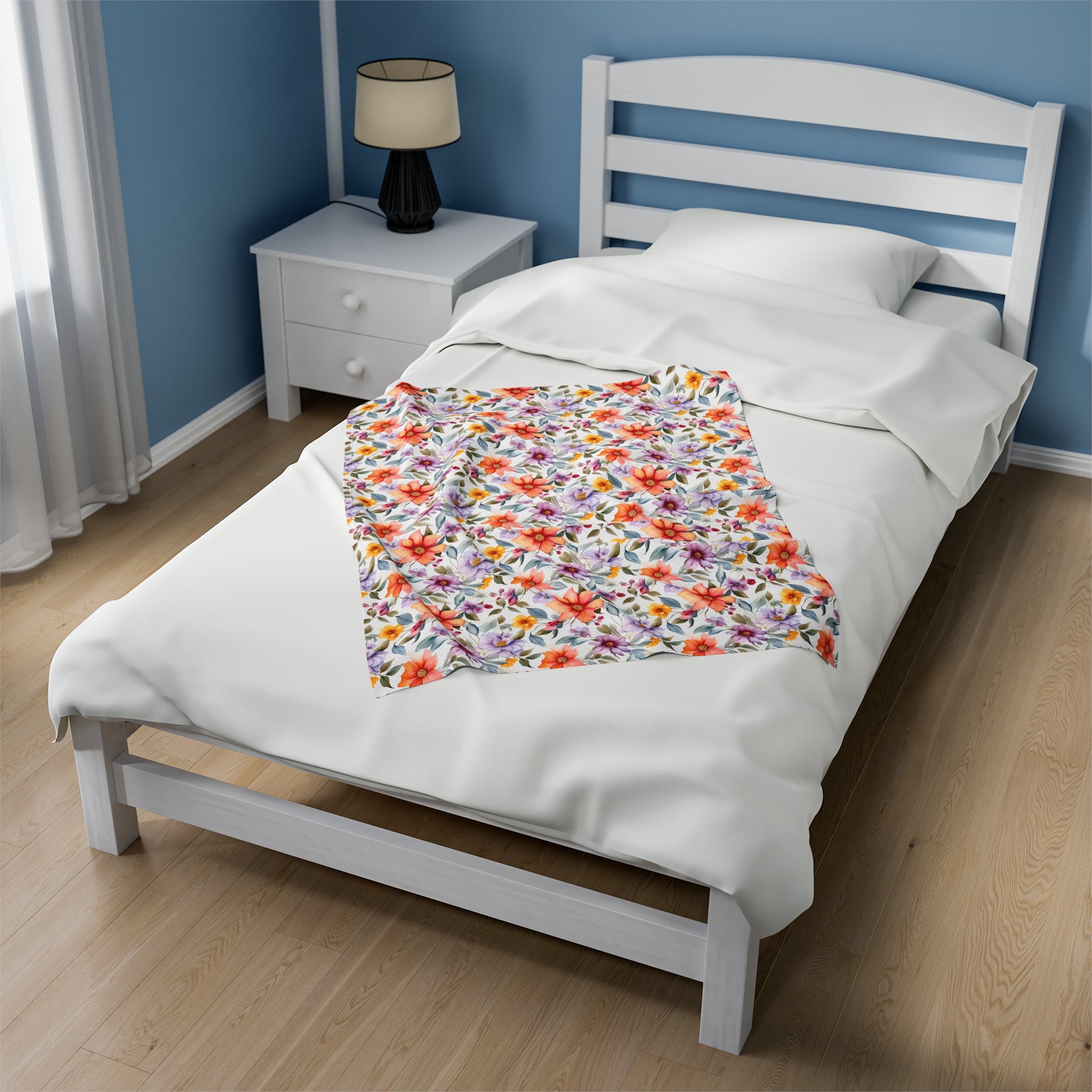 Velveteen Plush Blanket (AOP) - Seamless Abstract Designs 03