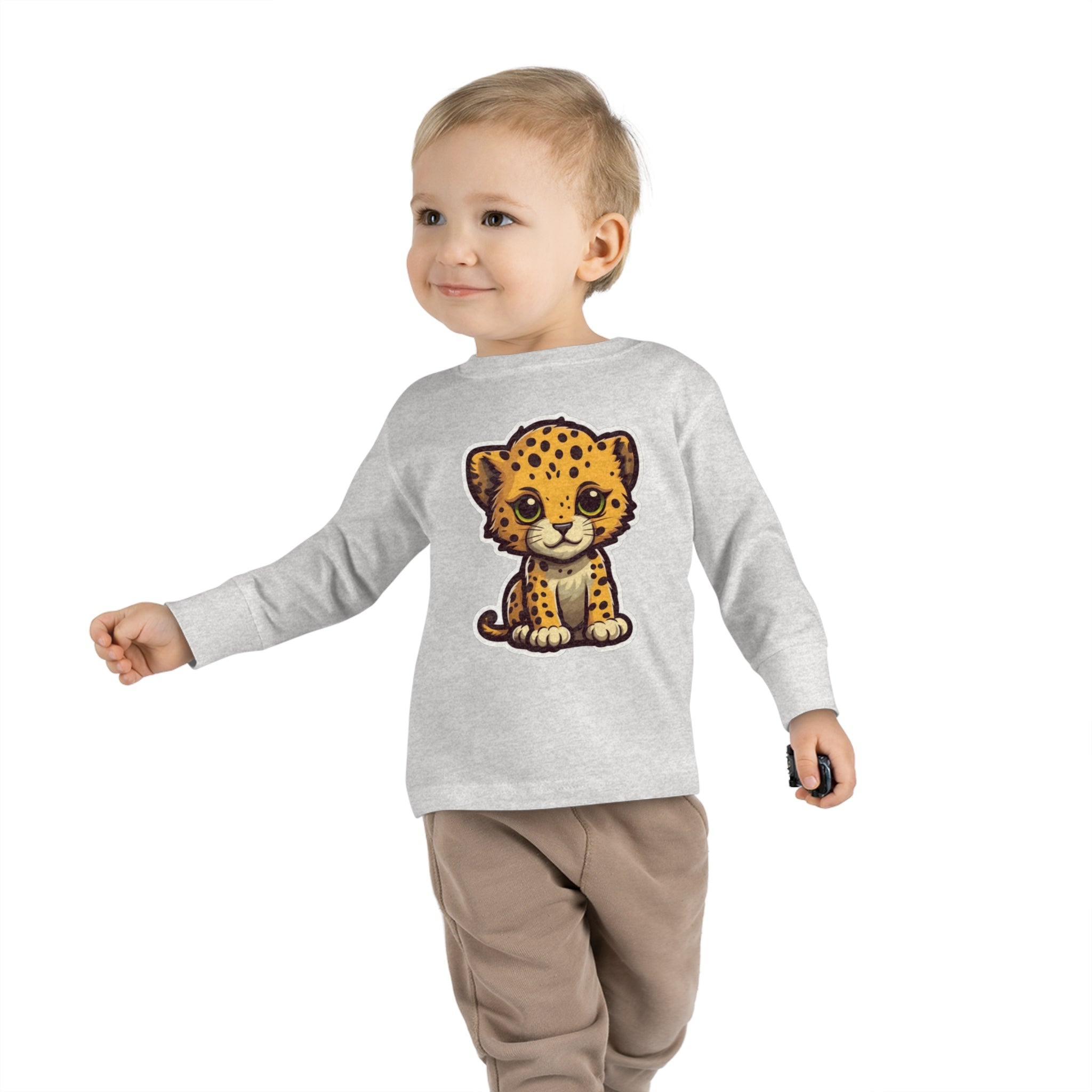 Toddler Long Sleeve Tee - Cheetah Cub