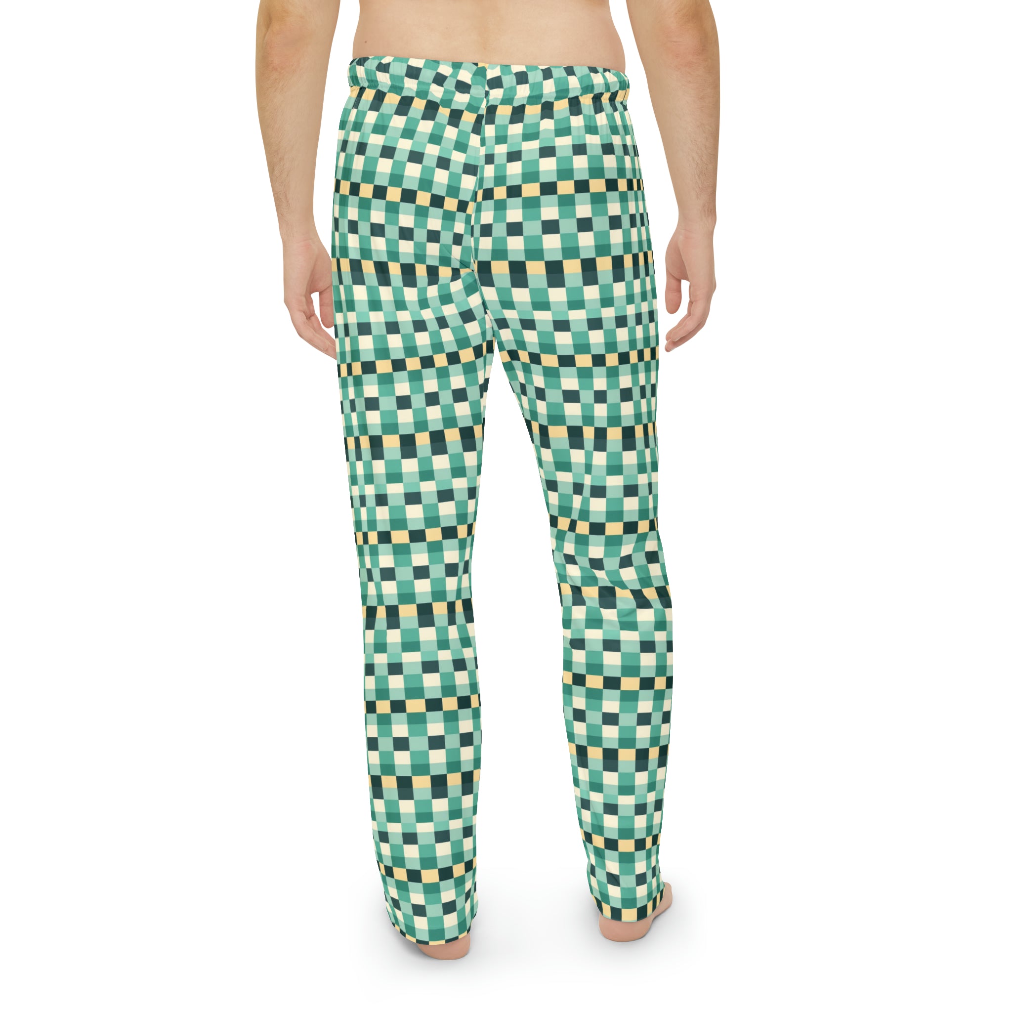 Men's Pajama Pants (AOP) - Seamless Checkered Designs 16