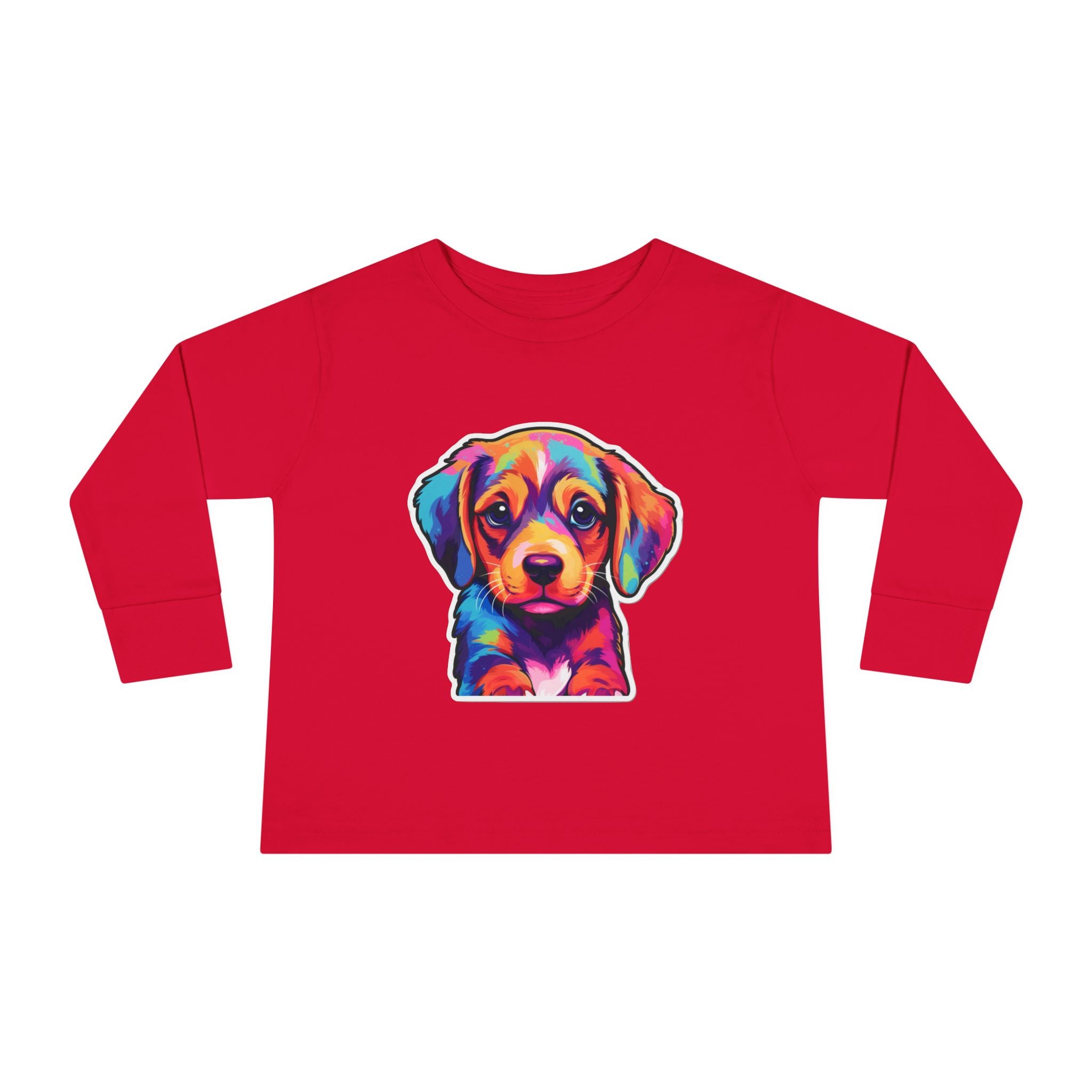 Toddler Long Sleeve Tee - Puppies 05