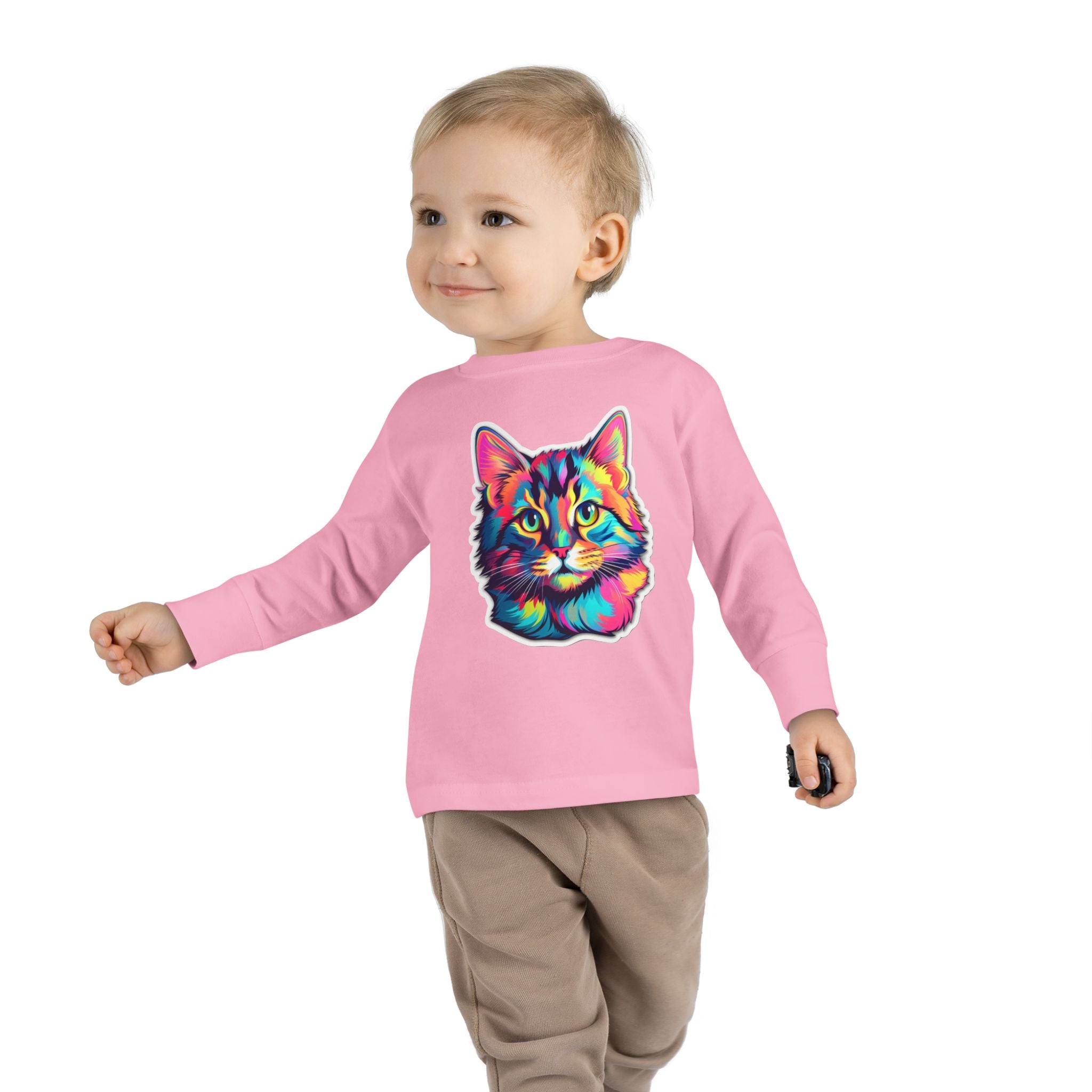 Toddler Long Sleeve Tee - Kittens 08