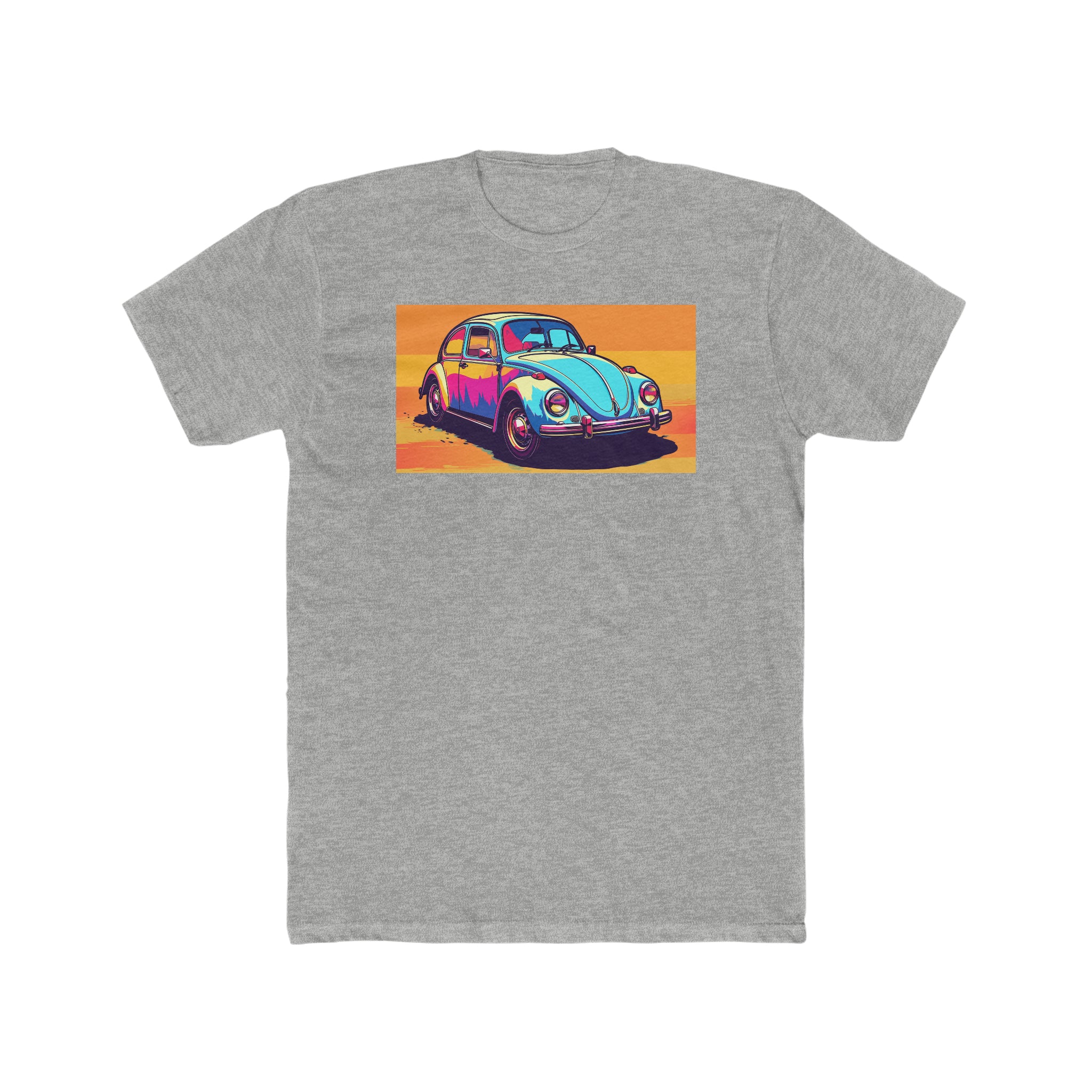 Men's Cotton Crew Tee - Pop Art - Car 01