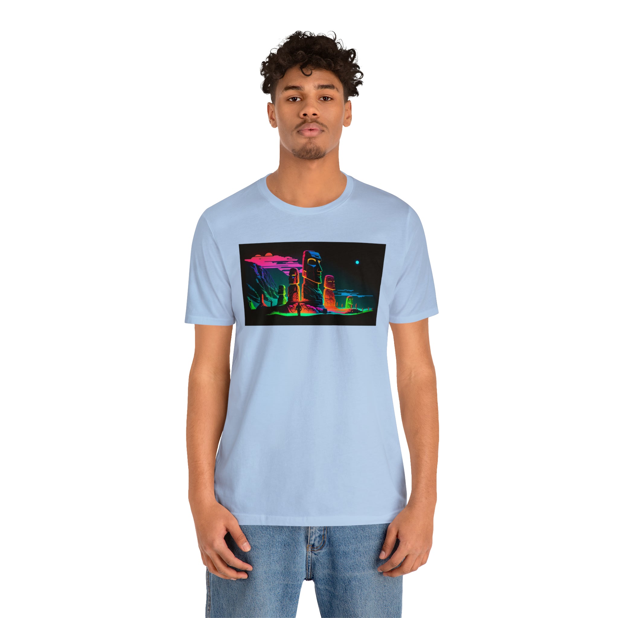 Unisex Jersey Short Sleeve Tee - Easter Islands, Chile