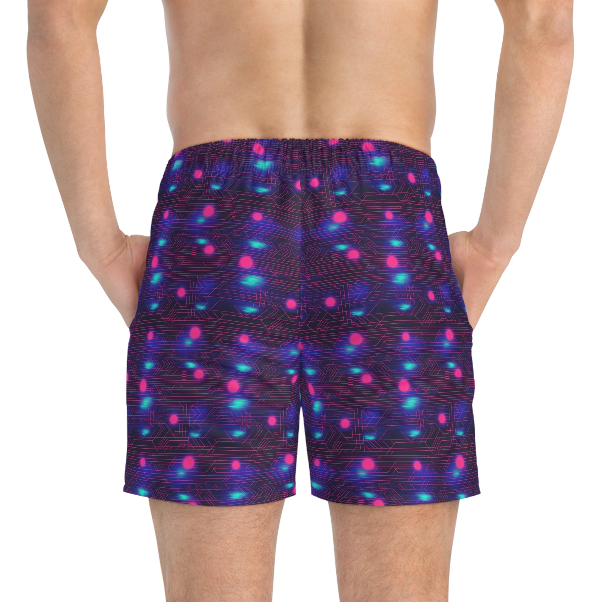 Swim Trunks (AOP) - Seamless Neon Designs 02