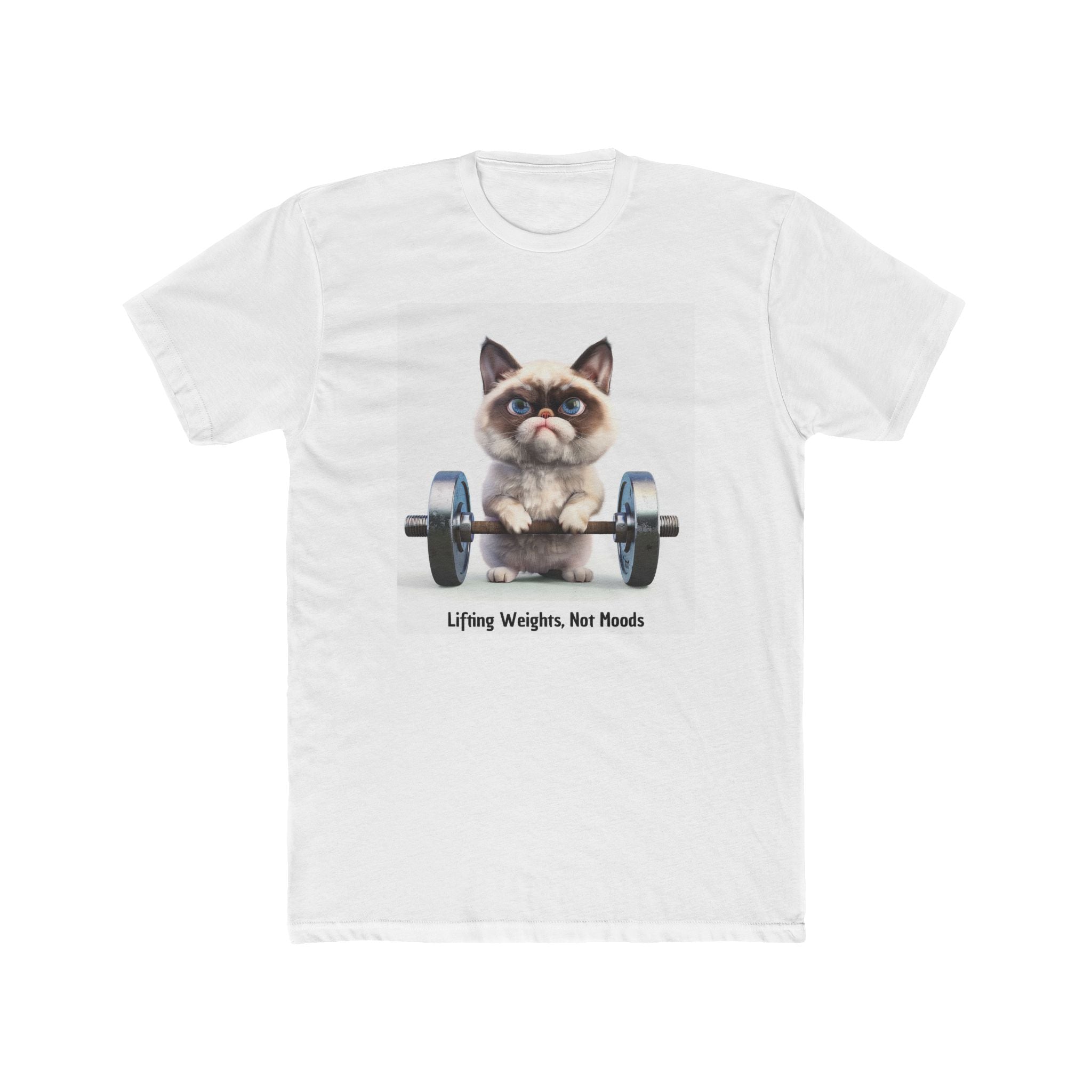 Men's Cotton Crew Tee - Grumpy Cats Collection - 06