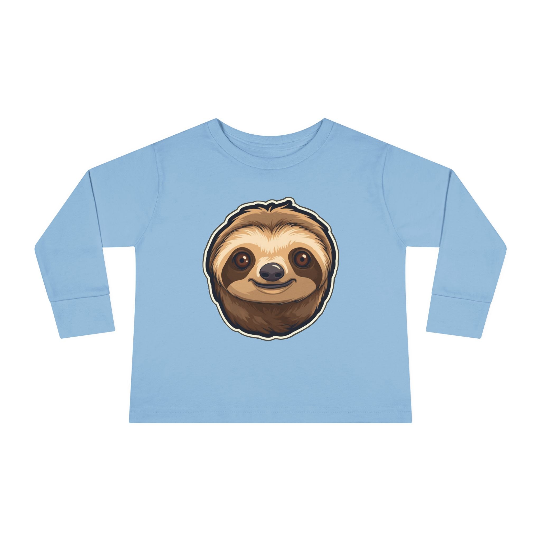Toddler Long Sleeve Tee - Sloth Pup