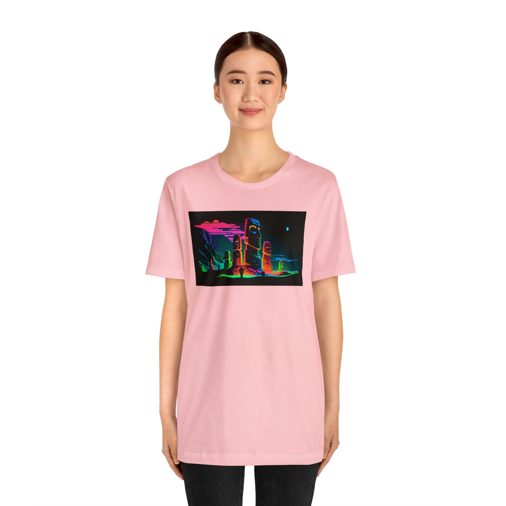 Unisex Jersey Short Sleeve Tee - Easter Islands, Chile