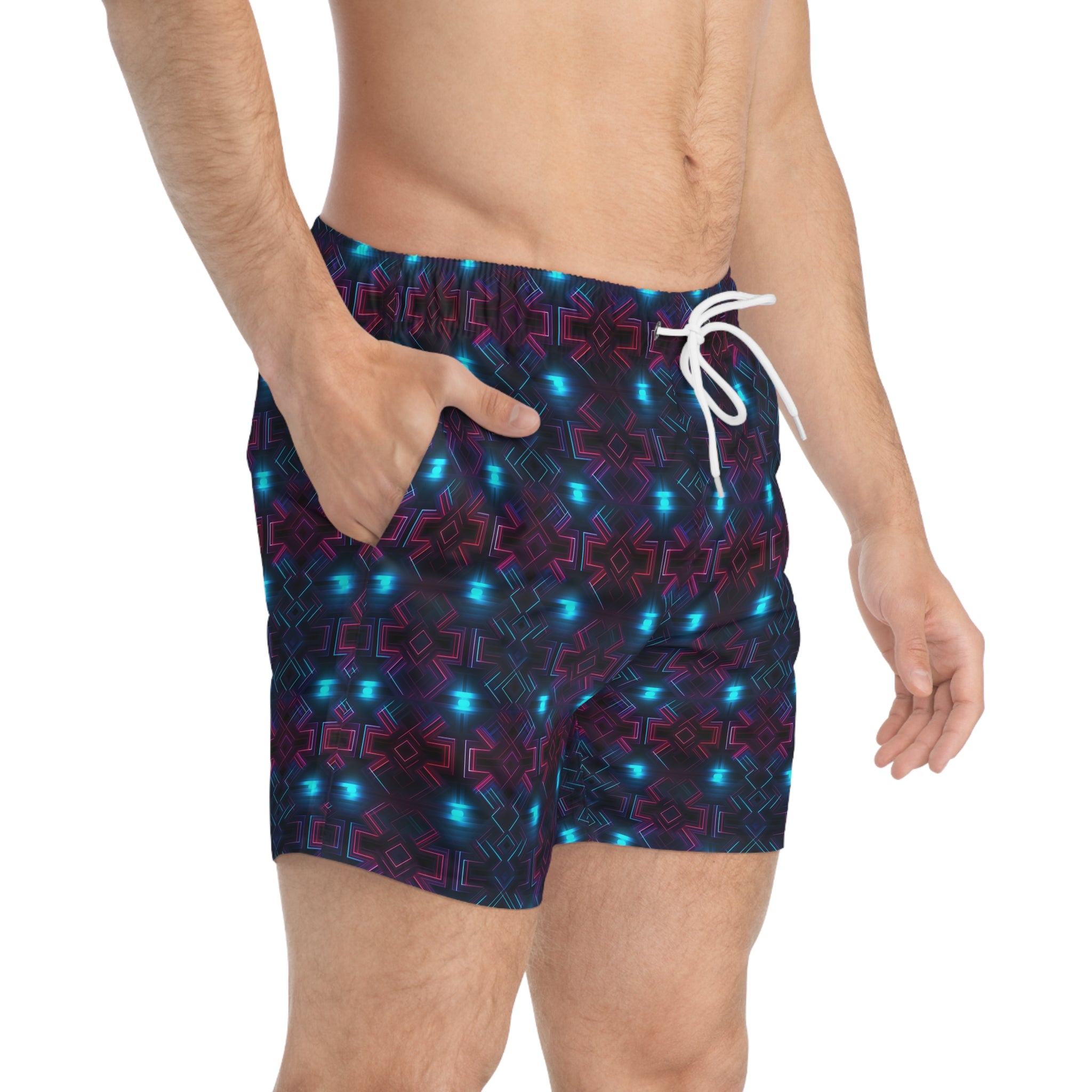 Swim Trunks (AOP) - Seamless Abstract Designs 06