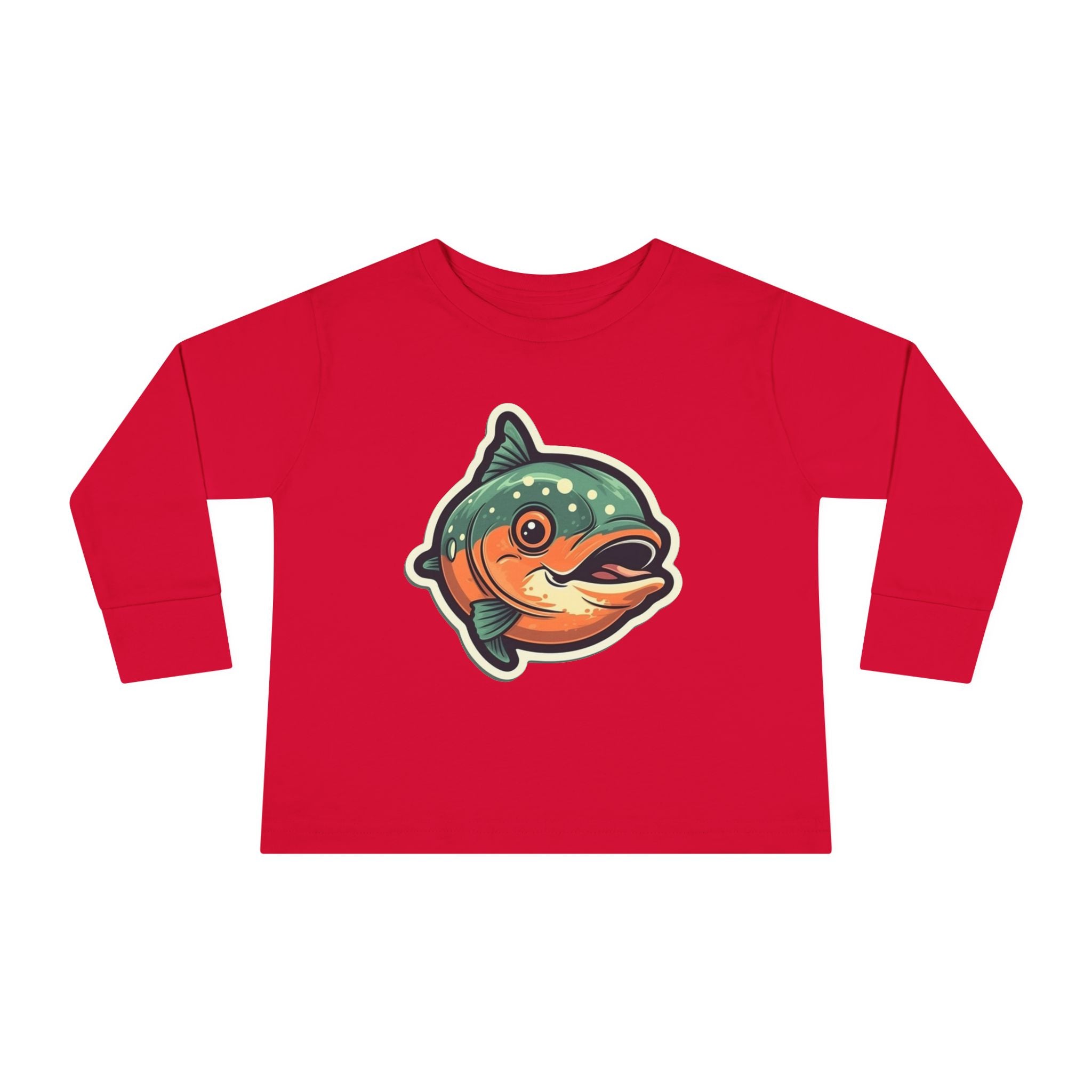 Toddler Long Sleeve Tee - Salmon Fry