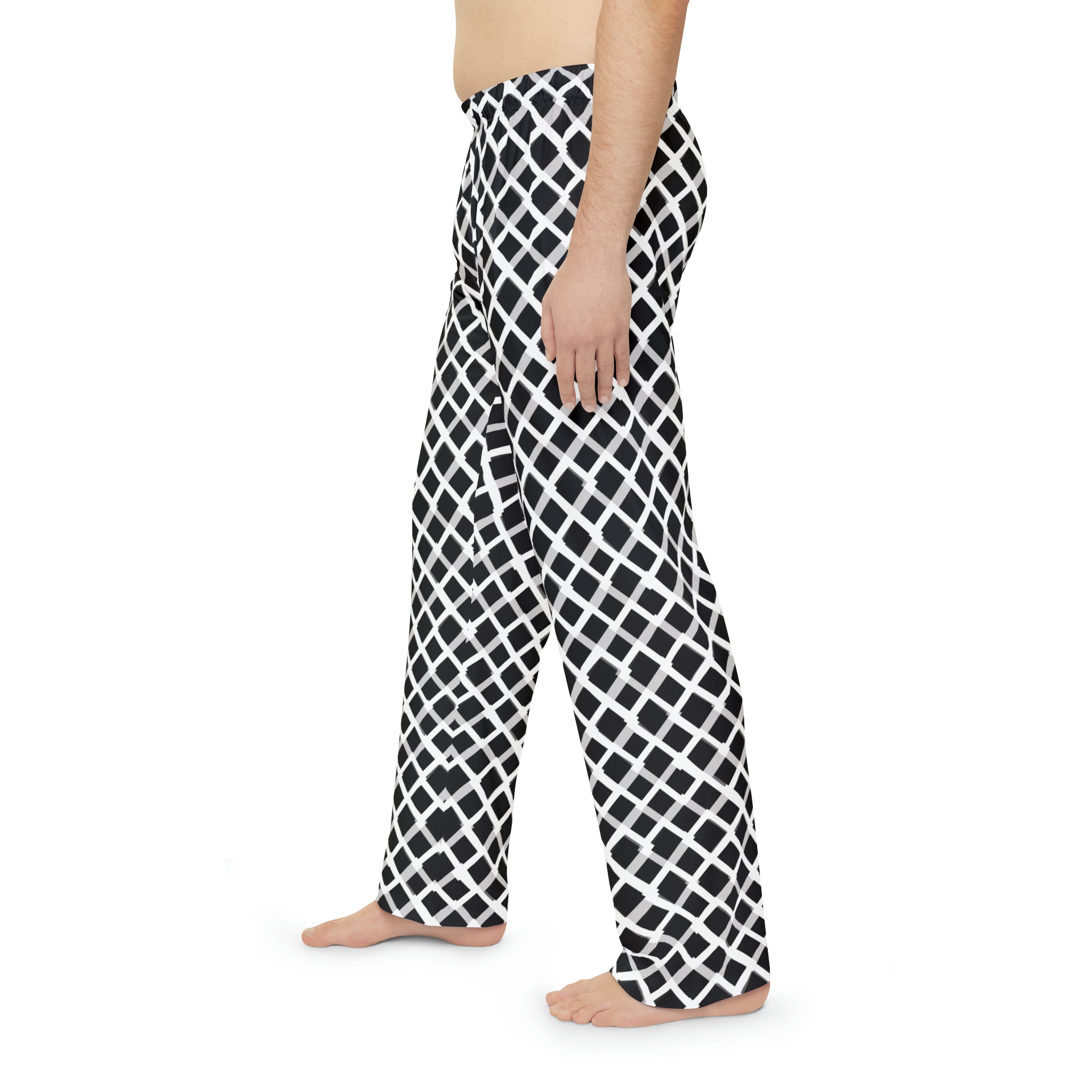 Men's Pajama Pants (AOP) - Seamless Checkered Designs 29