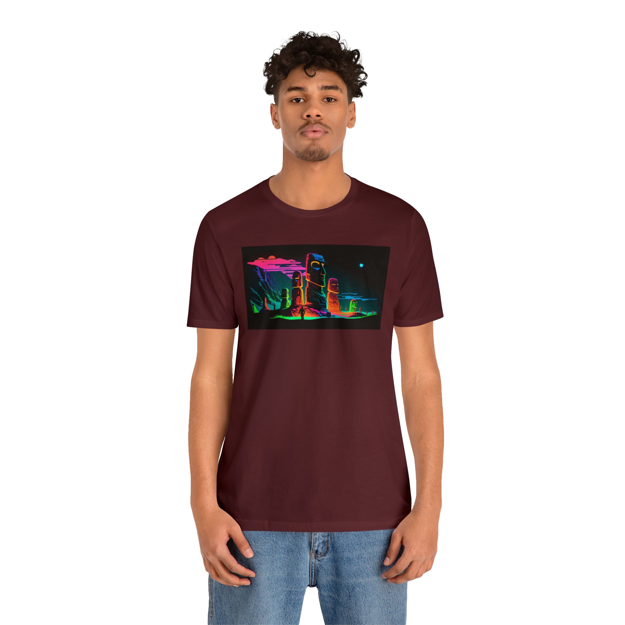 Unisex Jersey Short Sleeve Tee - Easter Islands, Chile