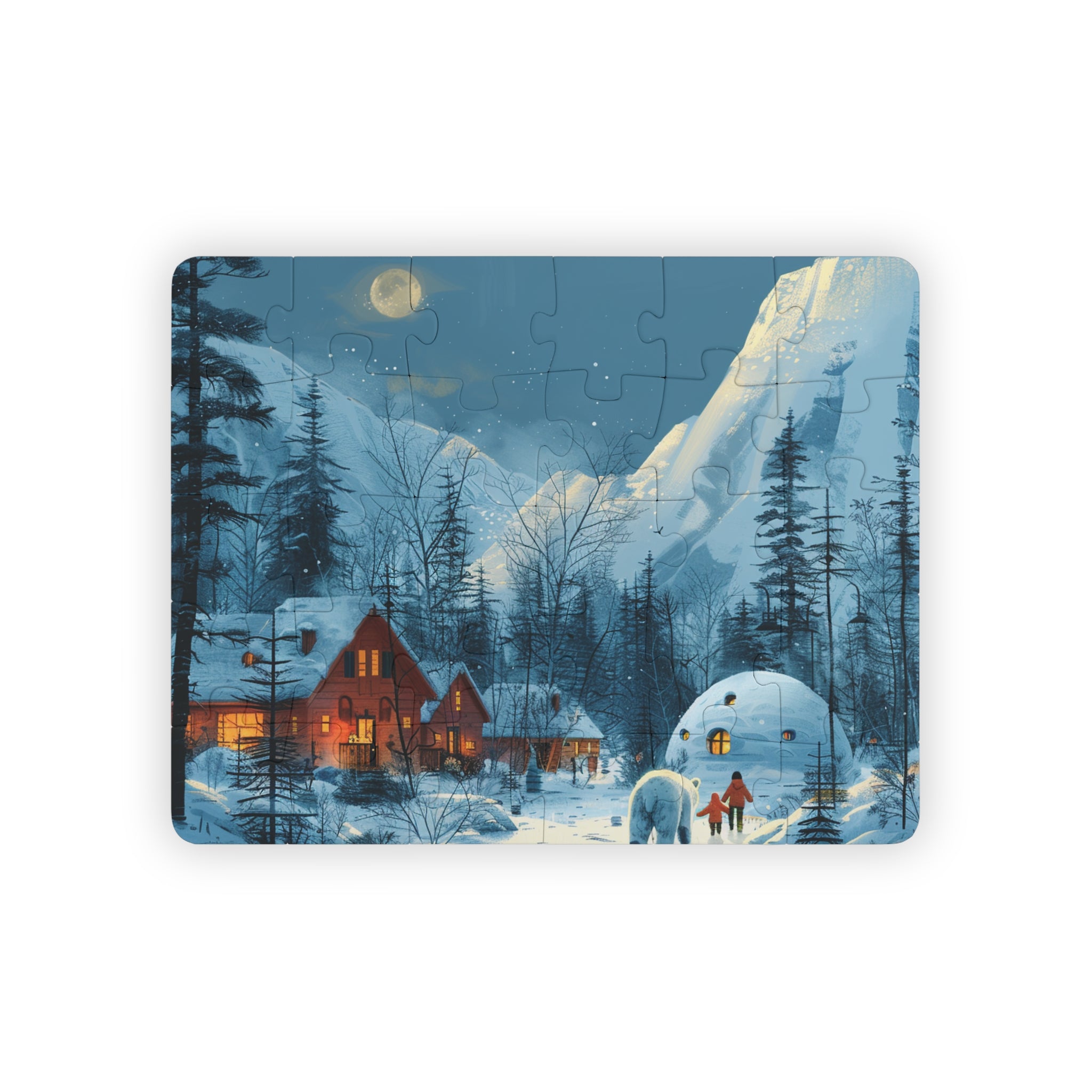 Kids' Puzzle, 30-Piece - North Pole Eve