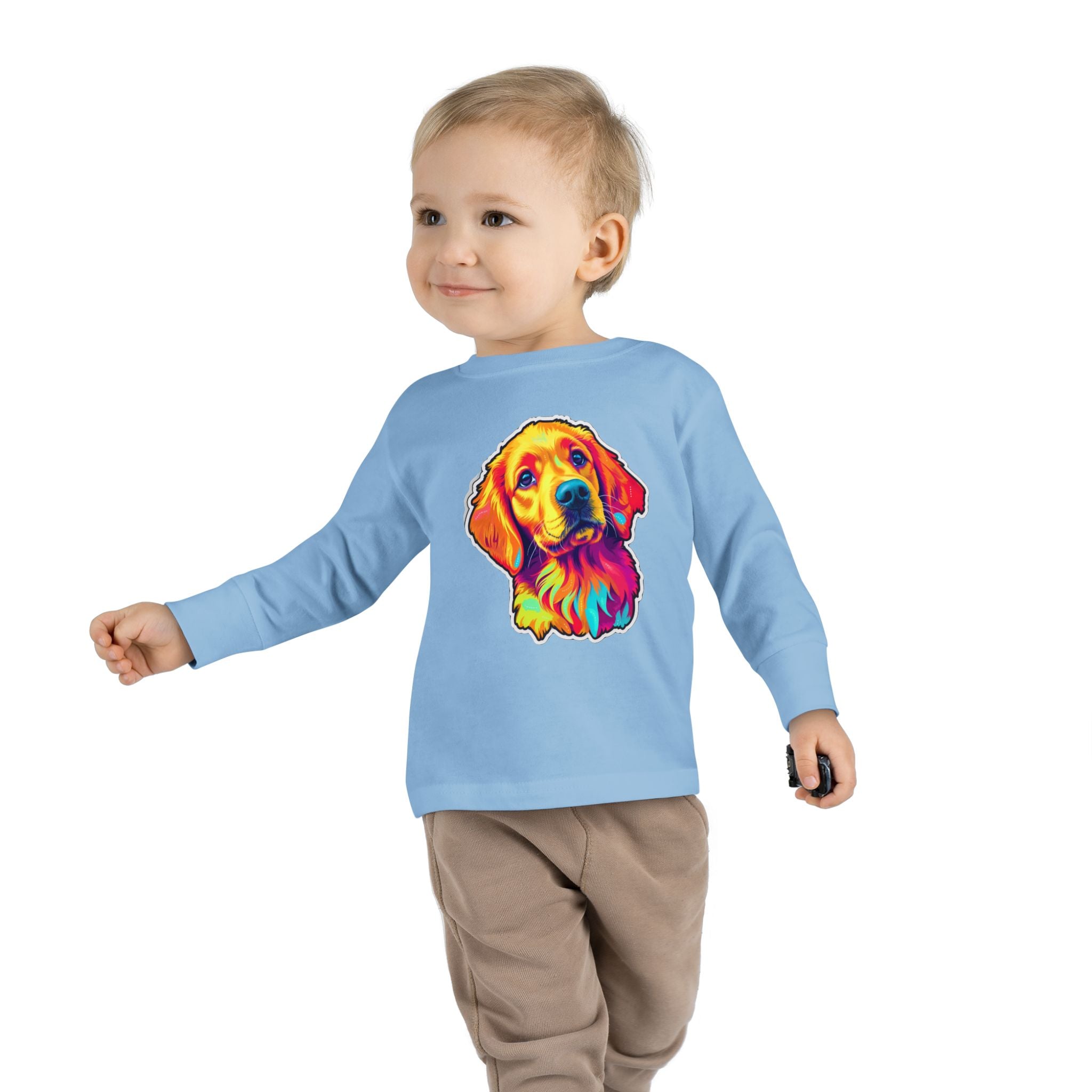 Toddler Long Sleeve Tee - Puppies 09