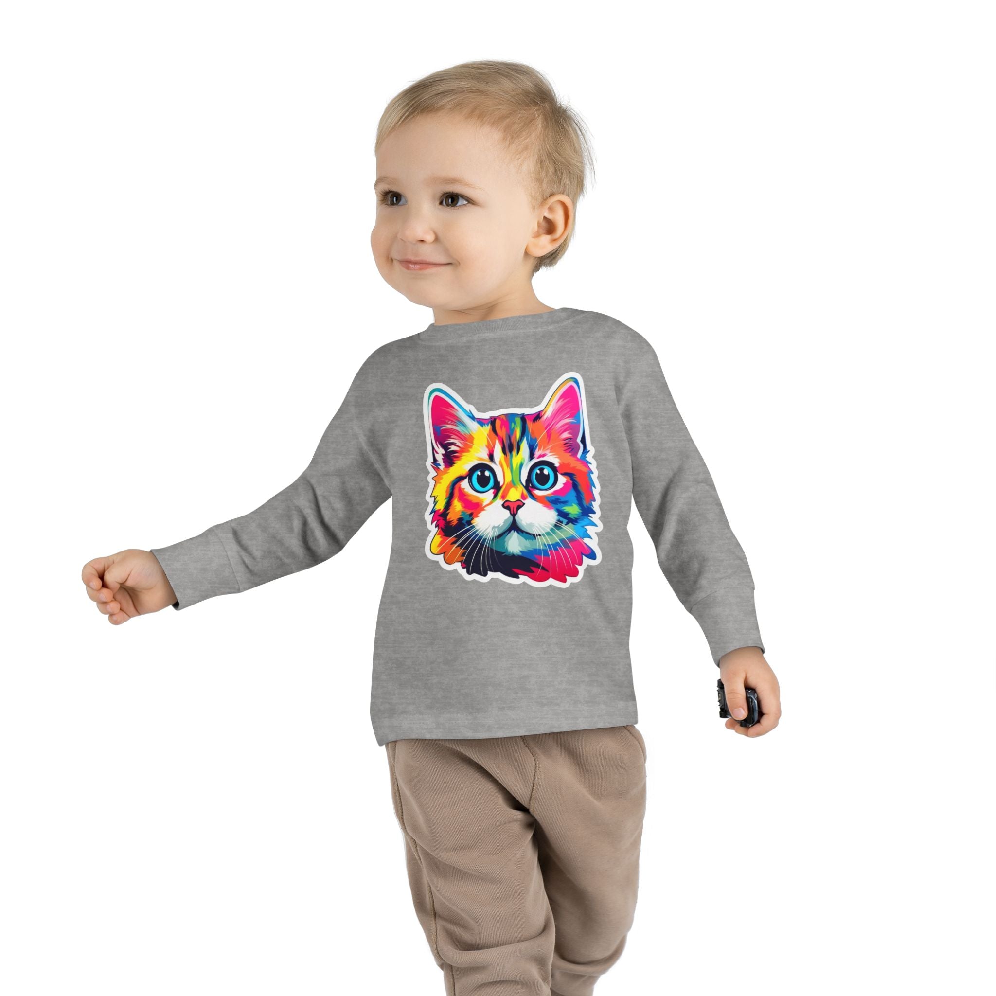Toddler Long Sleeve Tee - Kittens 10