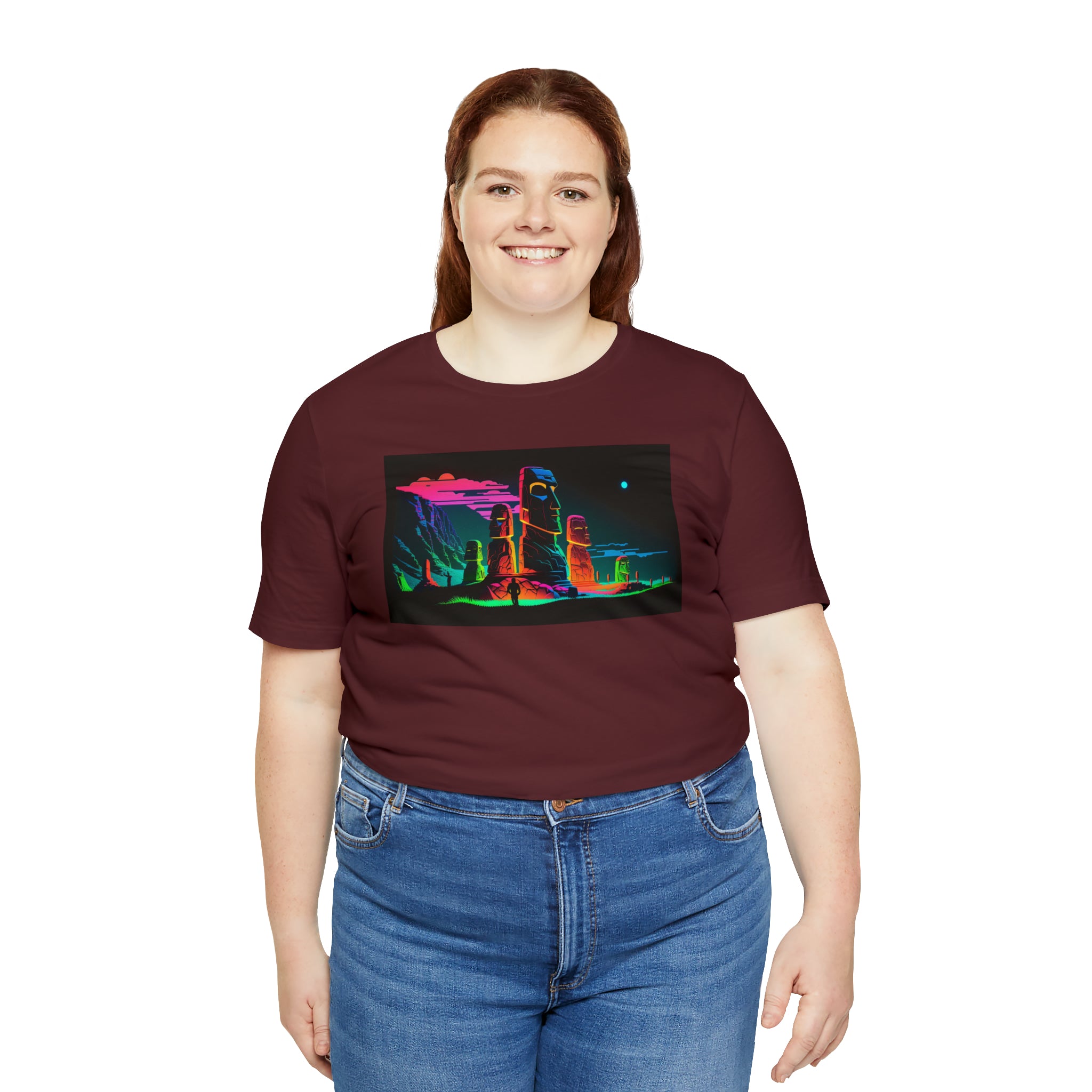 Unisex Jersey Short Sleeve Tee - Easter Islands, Chile