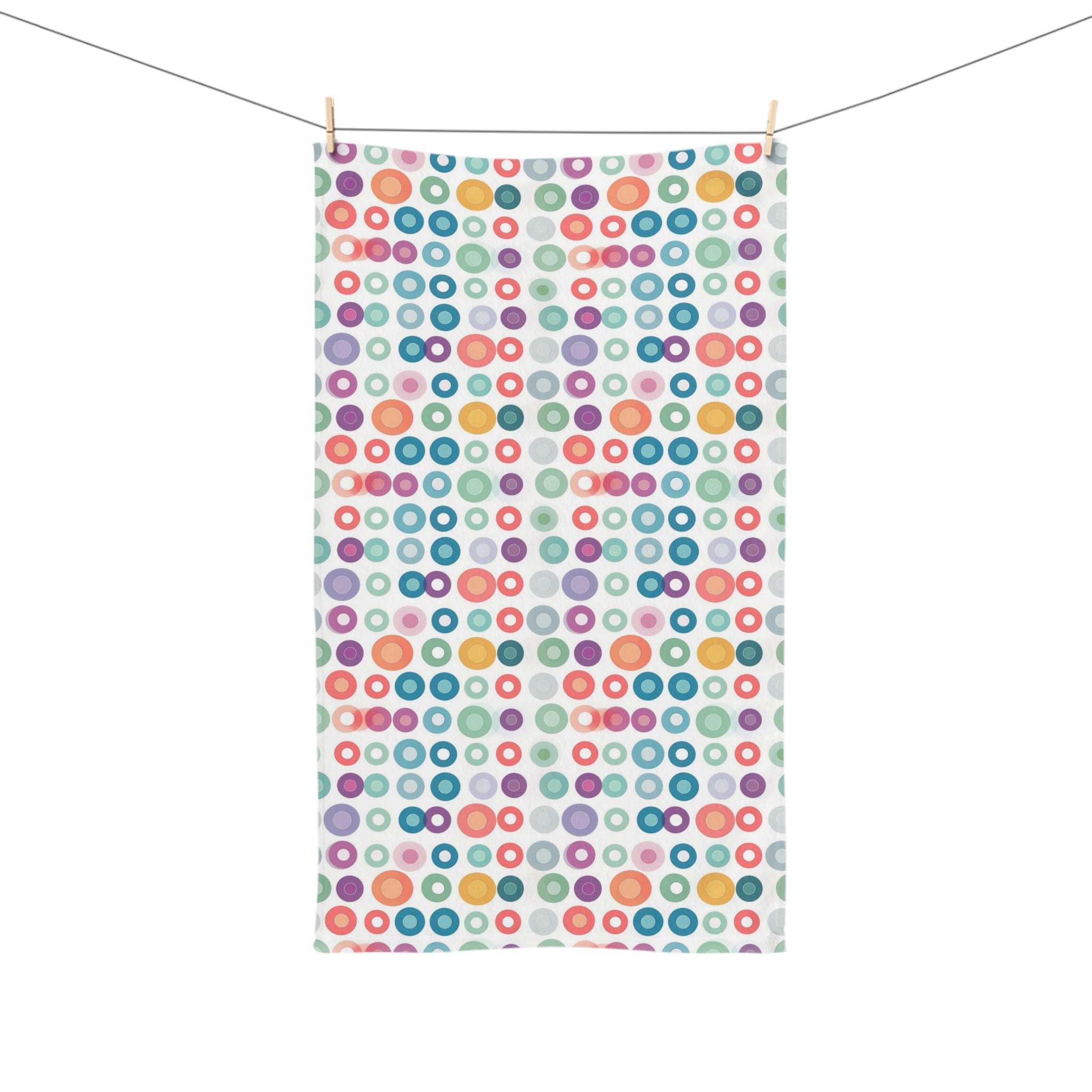 Hand Towel (AOP) - Seamless Minimalistic Pastel Designs 02