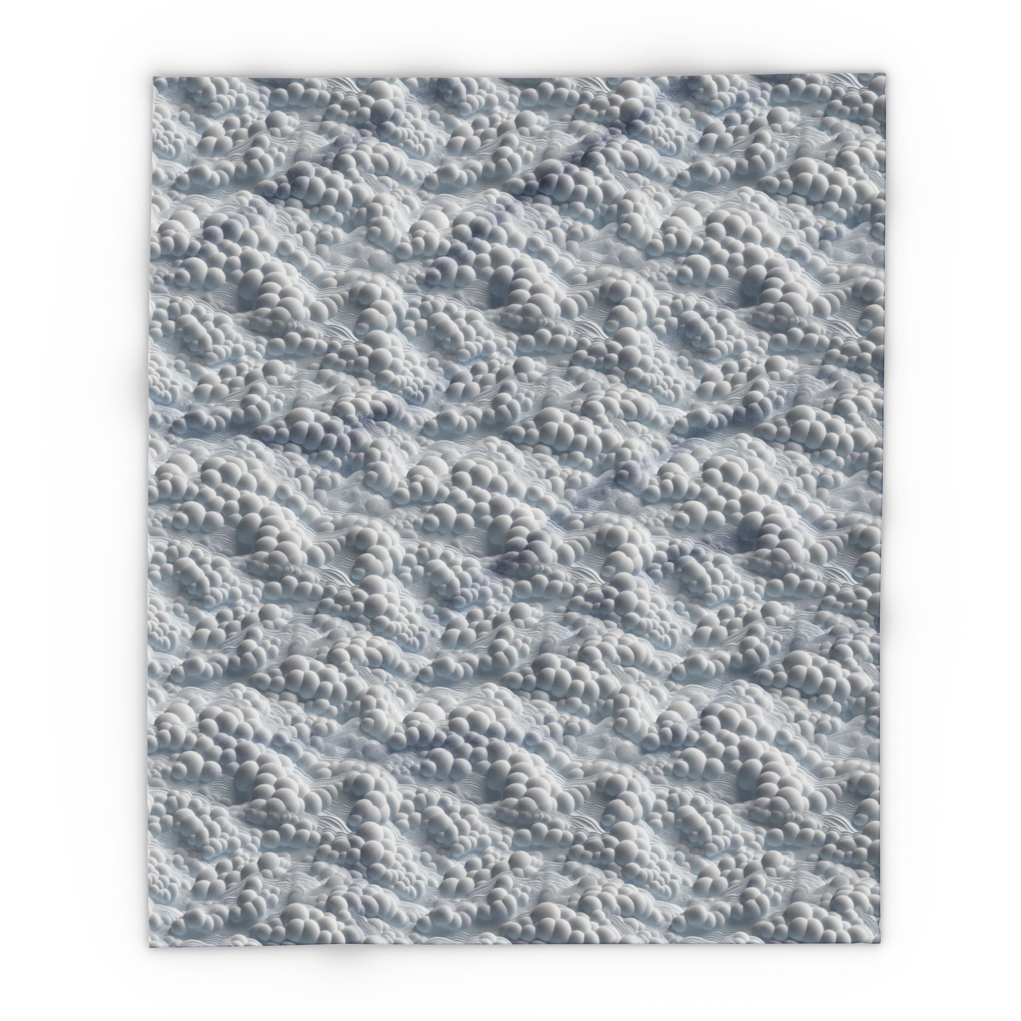 Arctic Fleece Blanket — Cozy Clouds Pattern