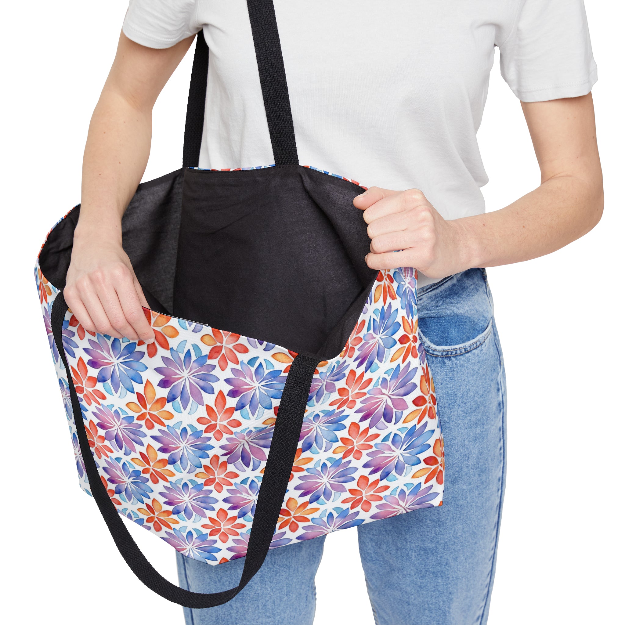 Weekender Tote Bag (AOP) - Seamless Floral Designs 05