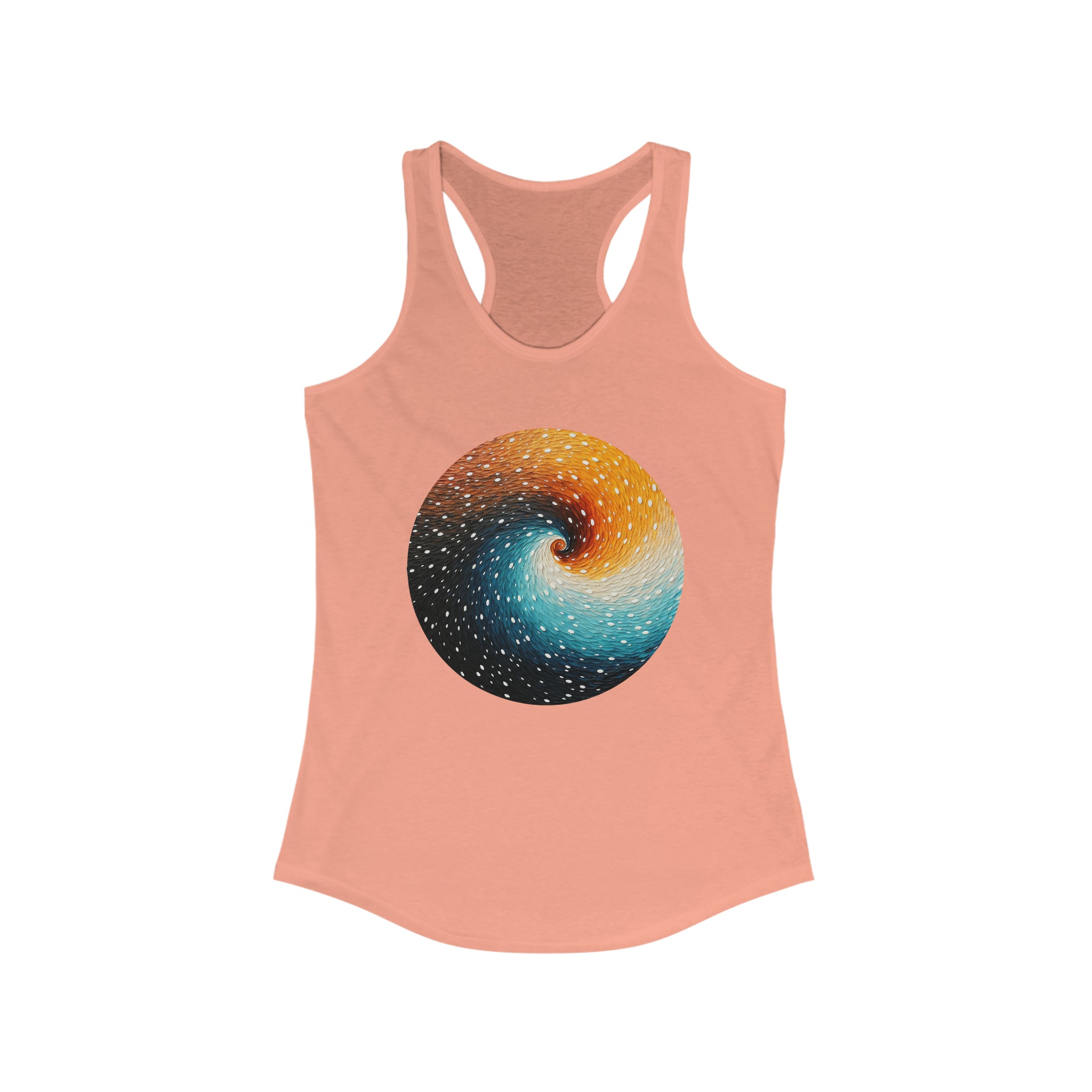 Women's Ideal Racerback Tank - Pointillism Designs 10