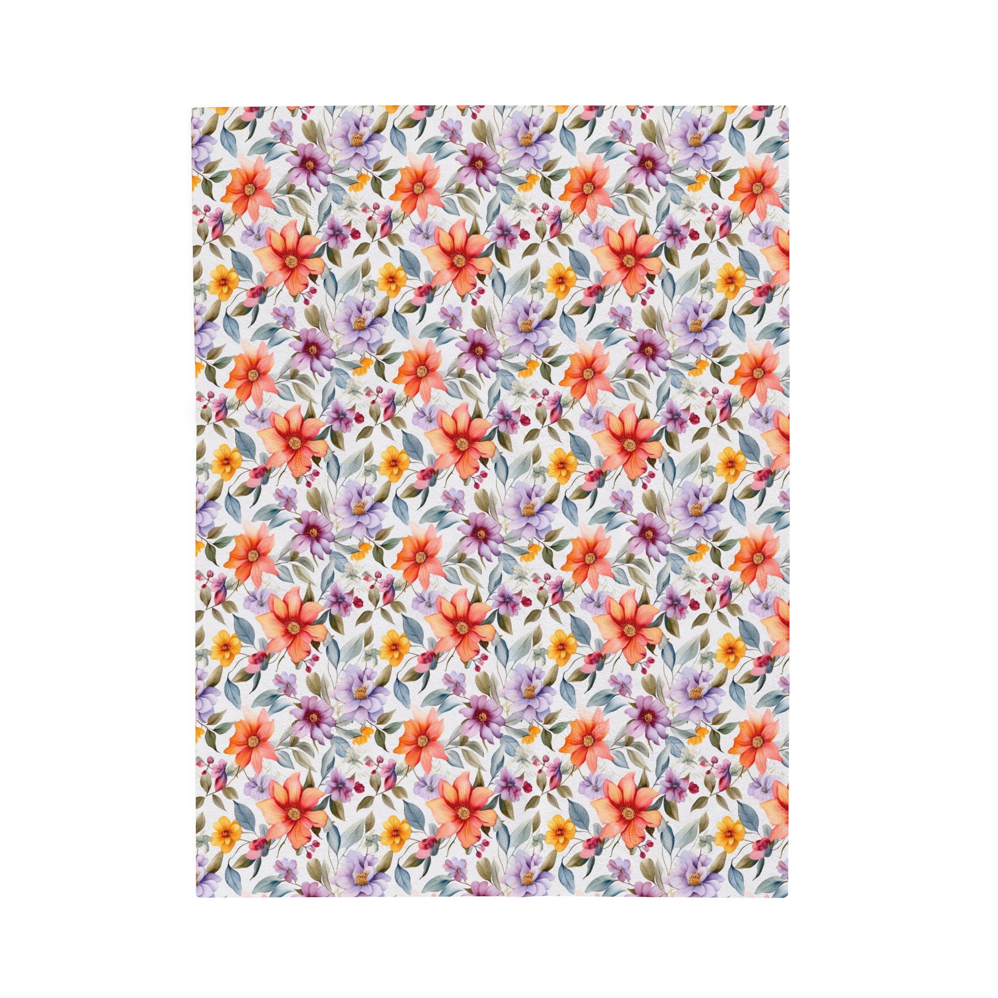 Velveteen Plush Blanket (AOP) - Seamless Abstract Designs 03