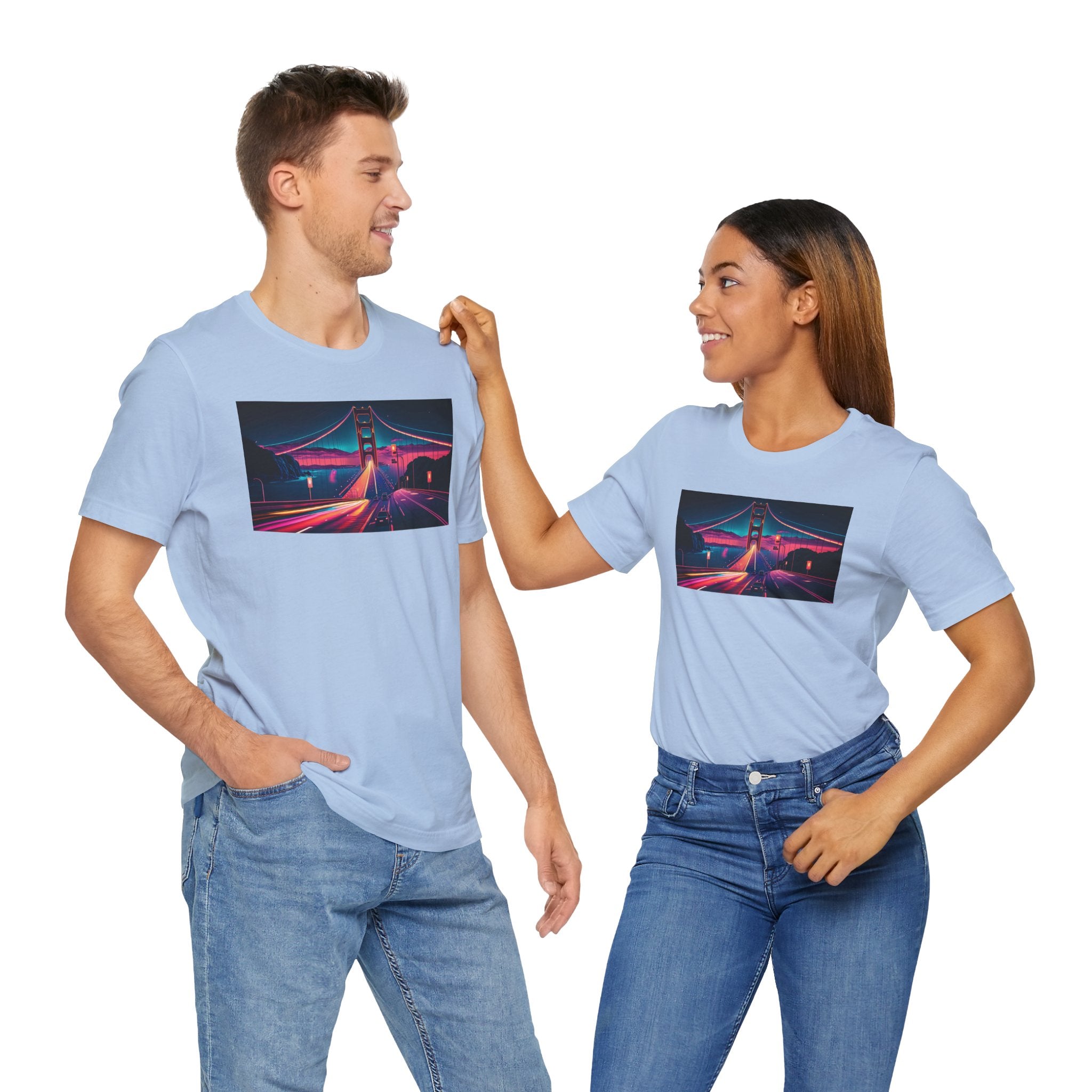 Unisex Jersey Short Sleeve Tee - Golden Gate Bridge, San Francisco, USA