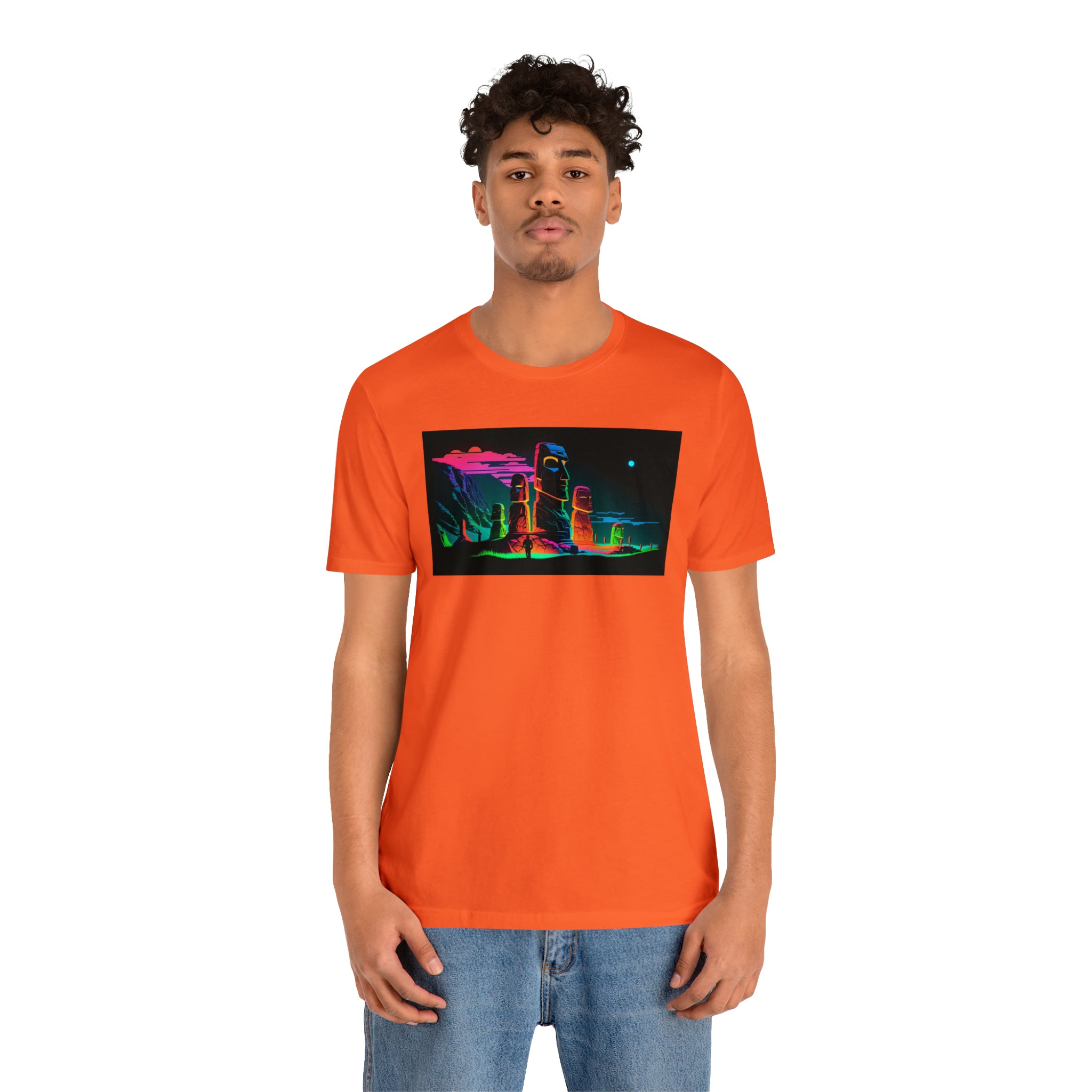 Unisex Jersey Short Sleeve Tee - Easter Islands, Chile